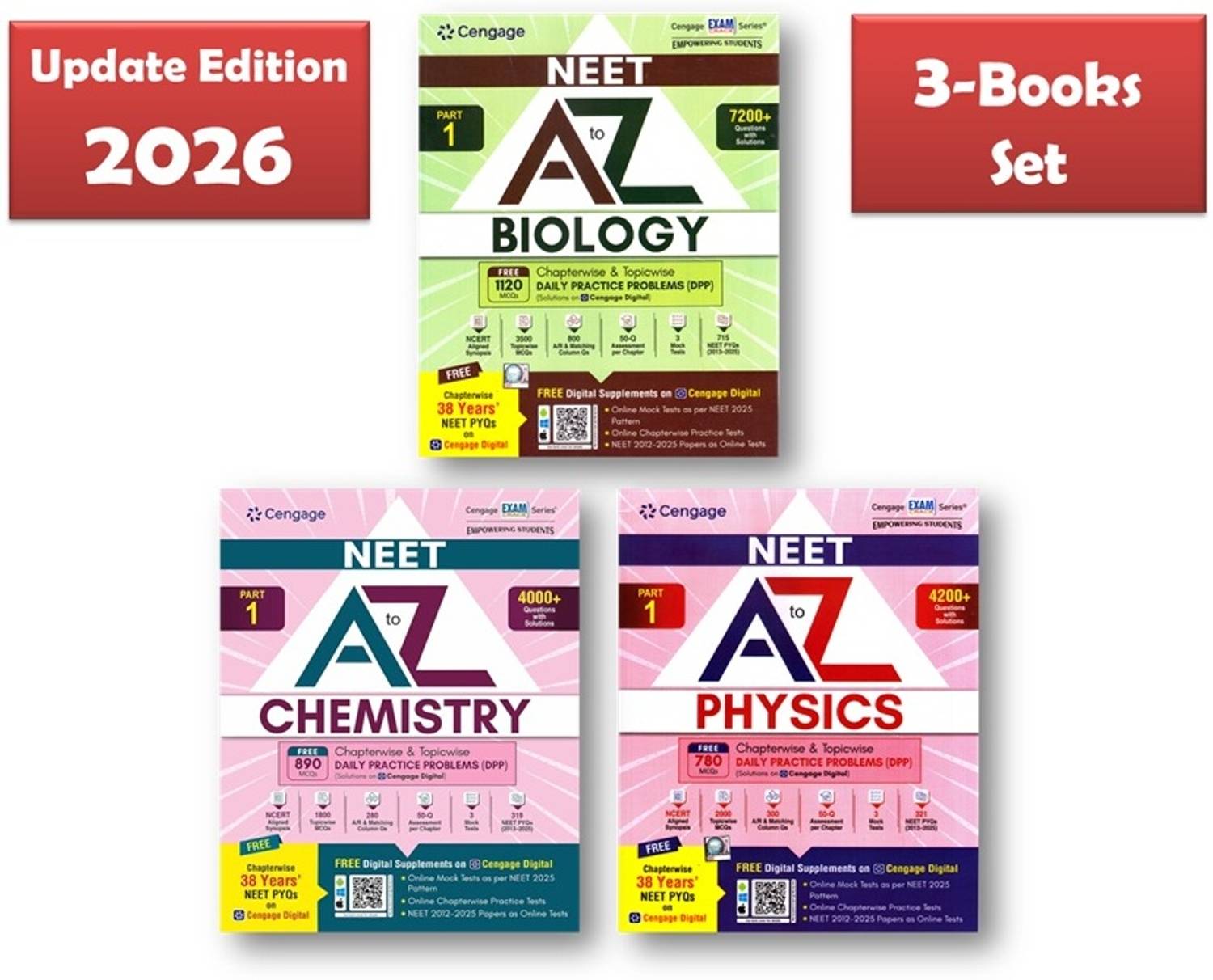 Cengage NEET A To Z - Physics, Chemistry & Biology Part-1's [PCB