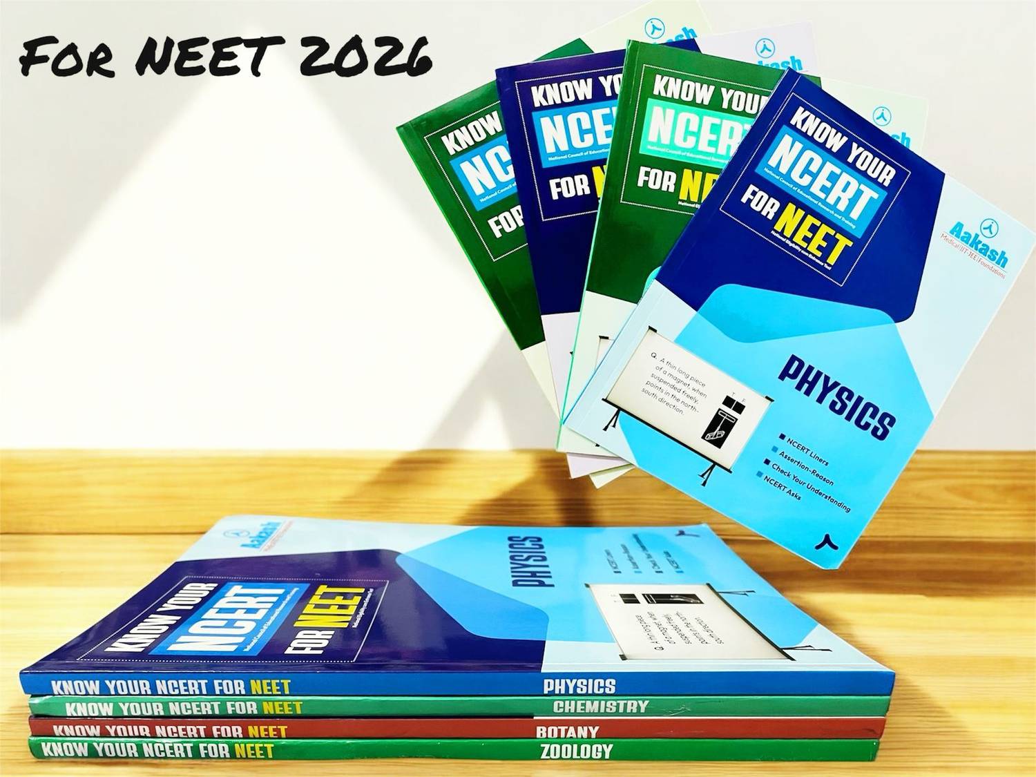 Aakash Know Your NCERT For NEET 2026 | Aakash Institute | Set Of 4 Books (Physics, Chemistry, Botany, Zoology) | NCERT Liners, Assertion-Reason, Check Your Understanding, NCERT Asks | Latest Editio