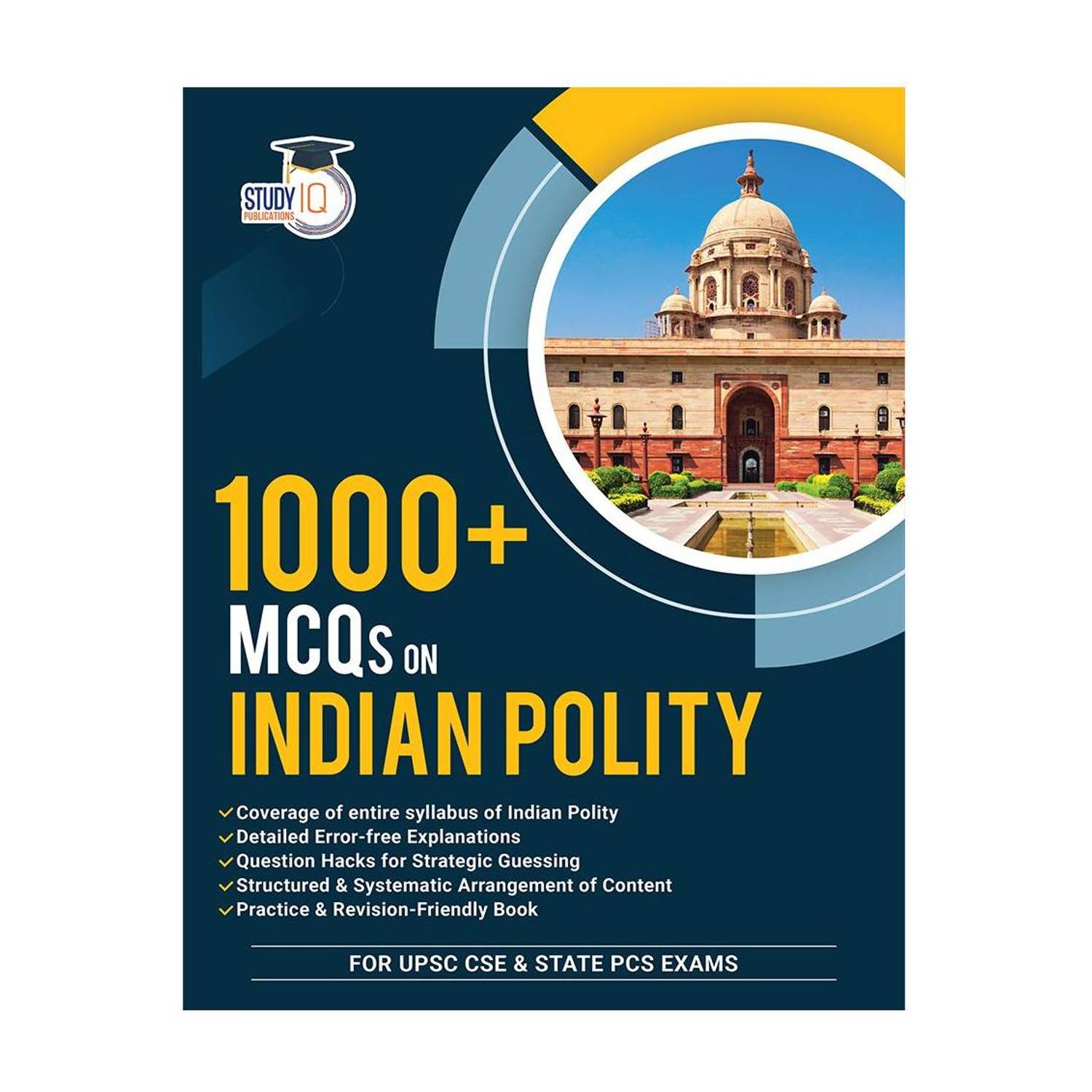 1000+ MCQs On Indian Polity For UPSC Civil Services Exam | Indian Polity 1000+ MCQs Book ForUPSC, CSE, State PCS Exams 2026