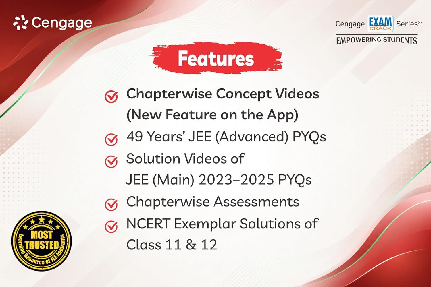 Image of Cengage JEE (Advanced) Physical Chemistry Part 2 with Chapterwise Concept Videos & Online Assessments