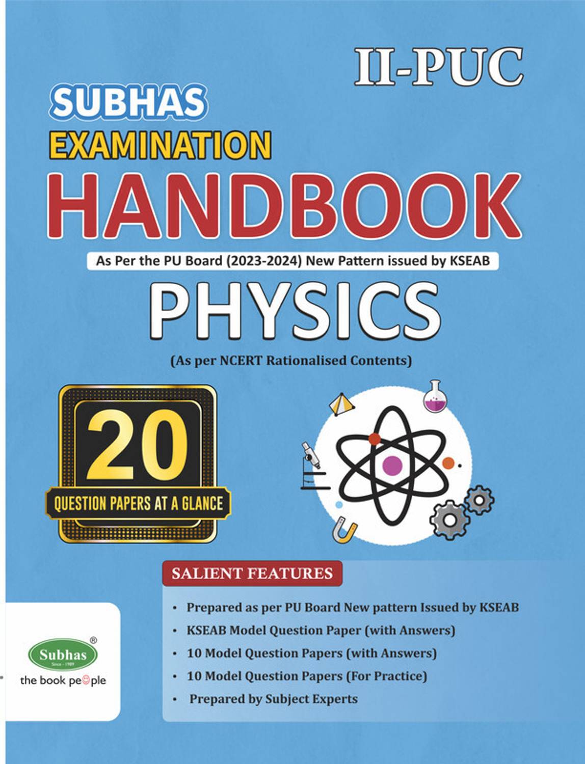 2nd Puc Examination Handbook Physics As Per New Exam Pattern 2023-24