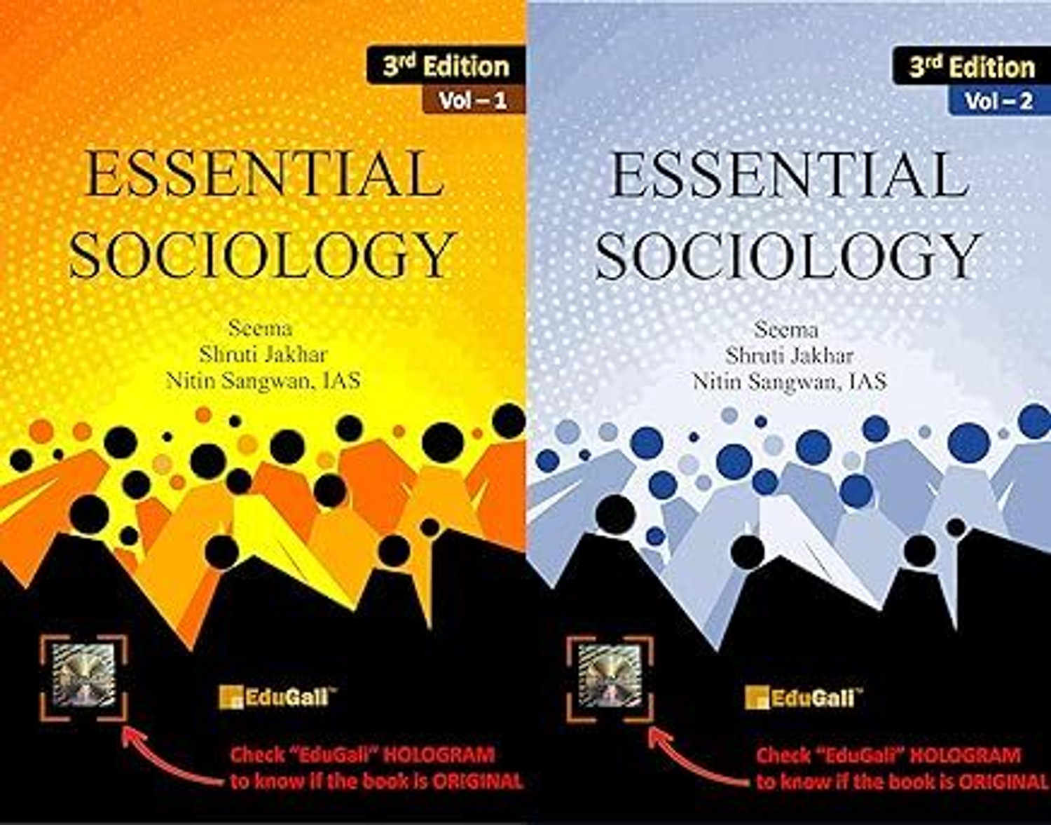 Image of Essential Sociology 3rd ED (Two Volumes) (Paperback, IAS Nitin Sangwan, Seema, Shruti Jakhar .)