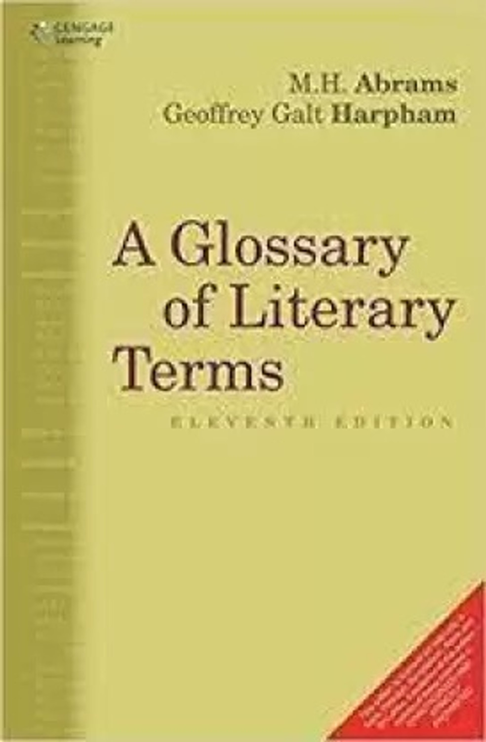 Image of A Glossary Of Literary Terms