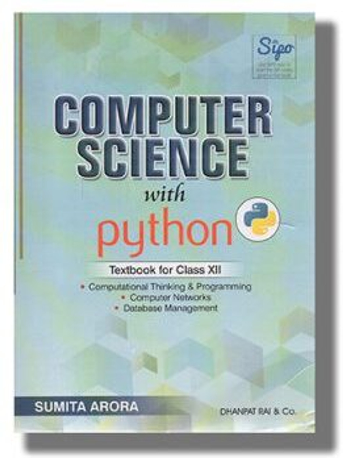 Image of Computer Science With Python Textbook And Practical Book For Class 12,