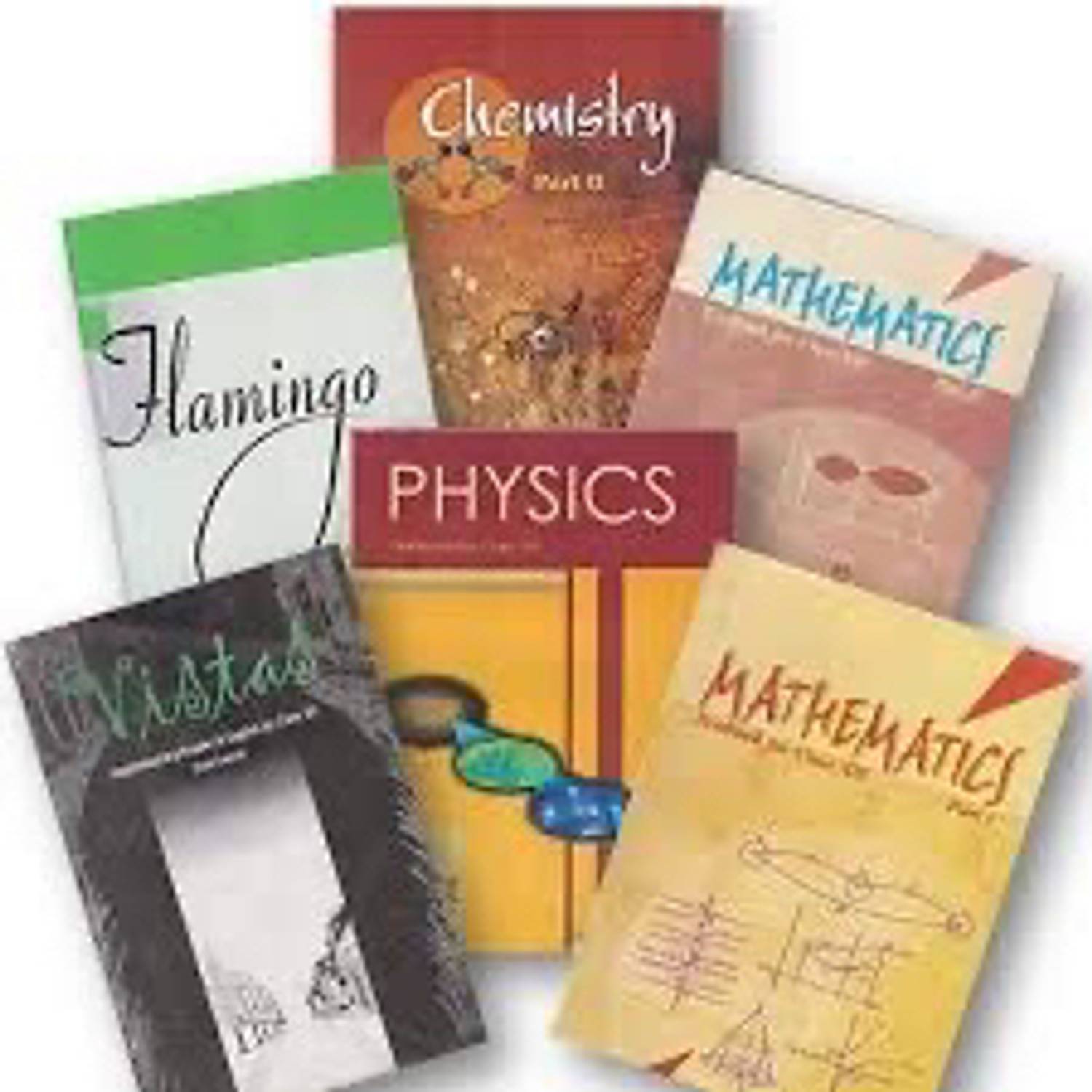 Chemistry Textbook Part - 1 For Class - 12 Chemistry Textbook Part - 2 For Class - 12 Physics Text Book Part - 2 For Class - 12 Mathematics Textbook For Class 12 Part - 2 Vistas (Core Course) - Supplementary Reader In English For Class - 12 Physics Text Book Part 1 For Class 12, Flamingo - Textbook In English (Core Course) For Class - 12 Mathematics Textbook For Class 12 - Part I