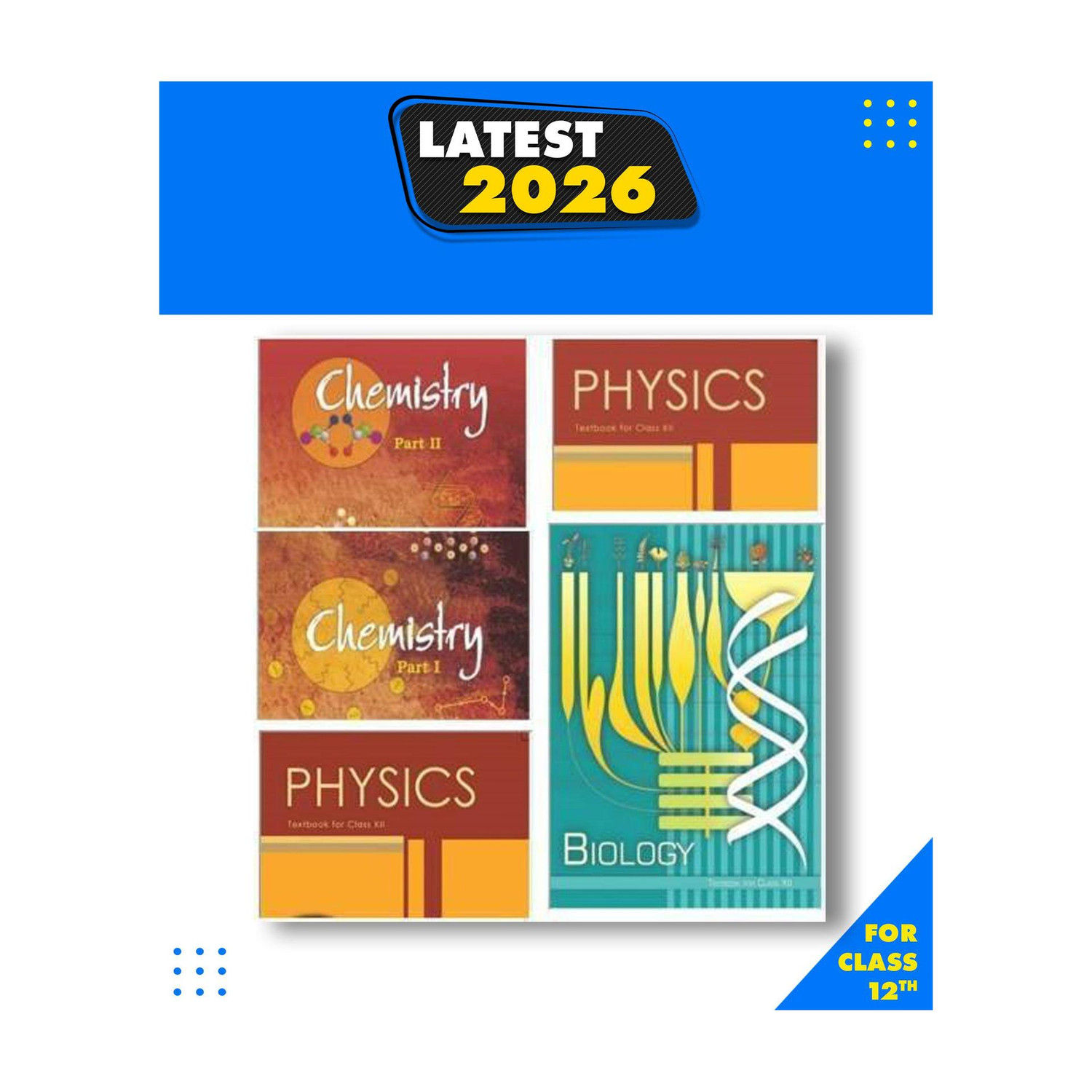 NCERT 2023-24 Class 12th Pcb Book Physics , Chemistry And Biology [ English Medium ] Paperback Paperback, NCERT 2023-2412thpcb Paperback, National Council Of Educational Research And Training|New Latest Edition For 2025-2026