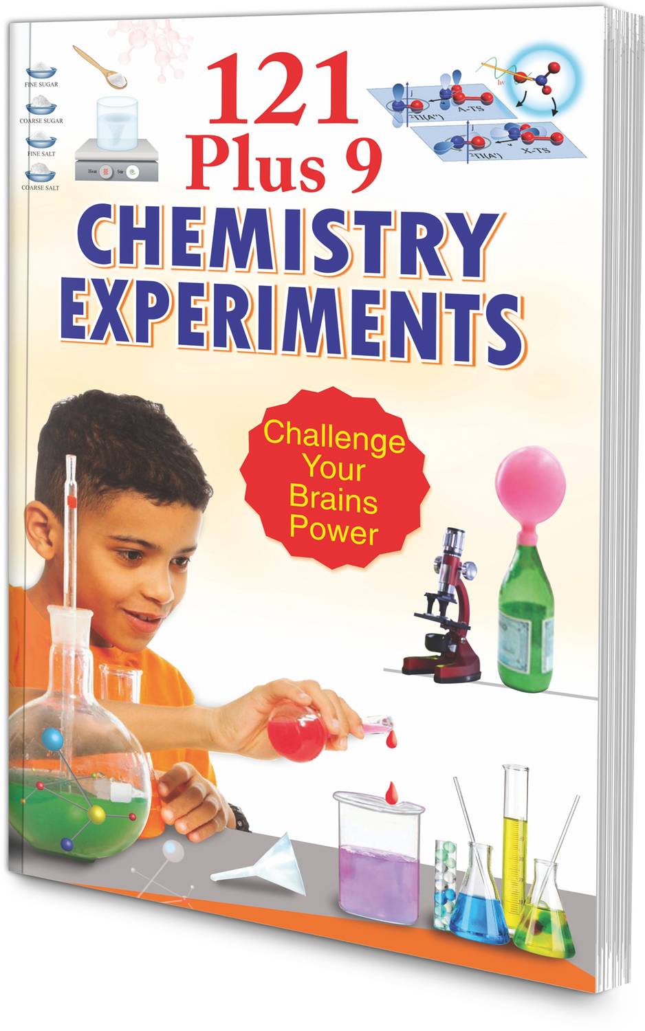 121 Plus 9 Chemistry Experiments (Single Colour) | Chemistry Learning Book