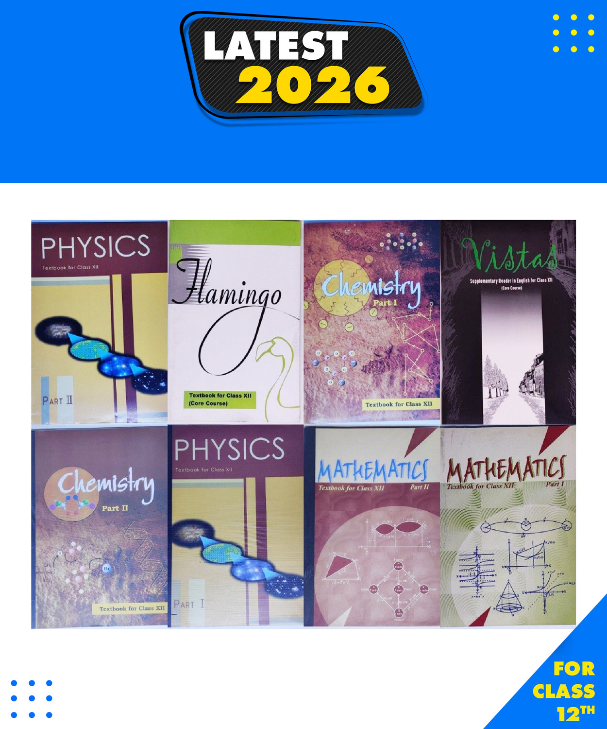 Image of NCERT Science PCM Complete Books Set For Class -12 English Medium Paperback Binding, NCERT|New Edition For 2025-2026