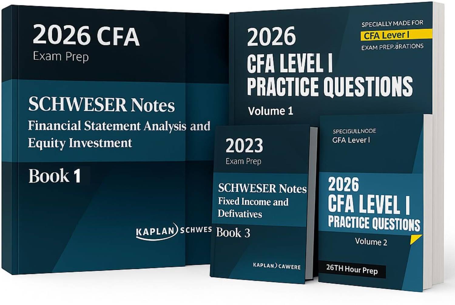 2026 CFA Level 1 Study Material Compatible With Kaplan Schweser