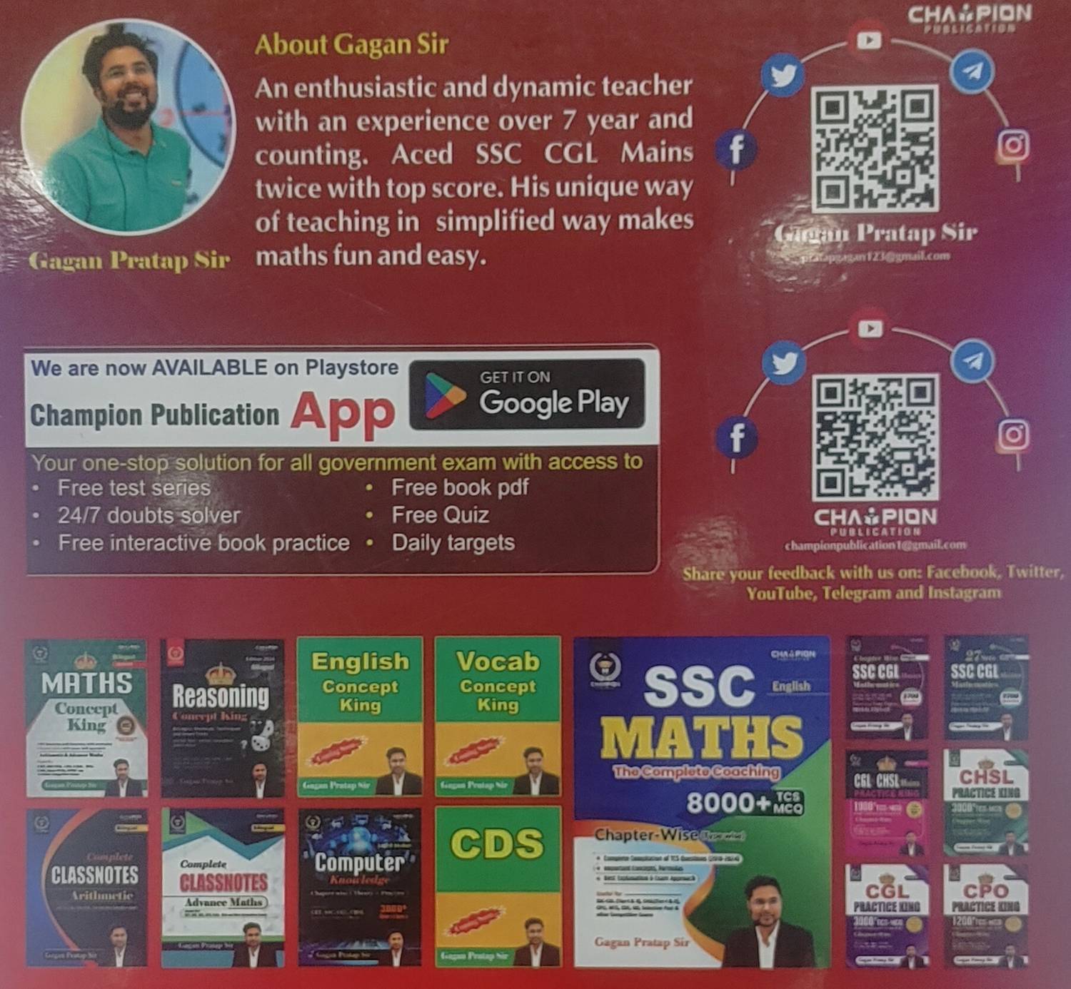 SSC MATHS | Chapter + Type + Exam Wise 8000+ TCS MCQ | The