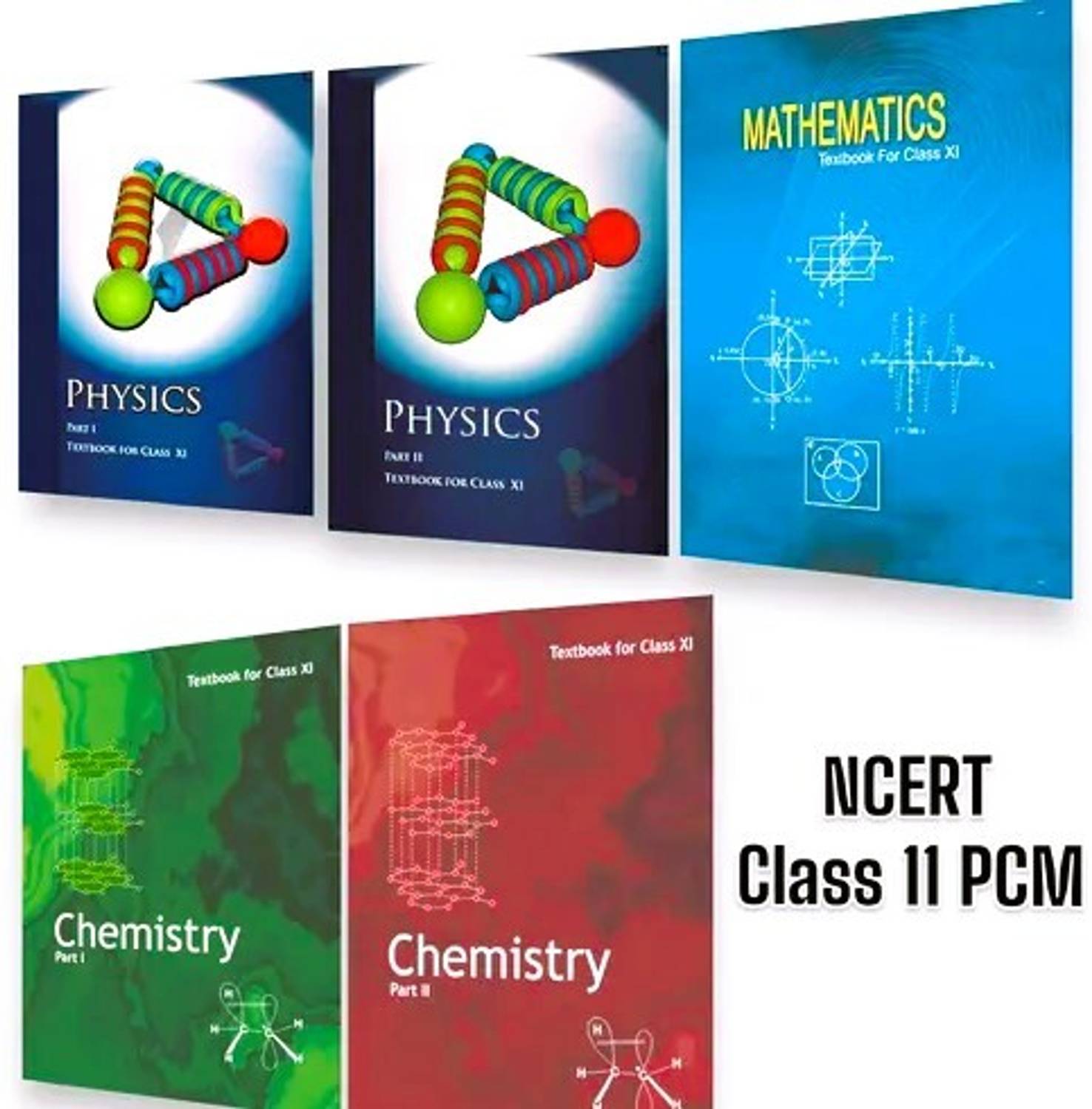 NCERT Science Book Set (PCM) 1.Physics Textbook Part1 And Part 2