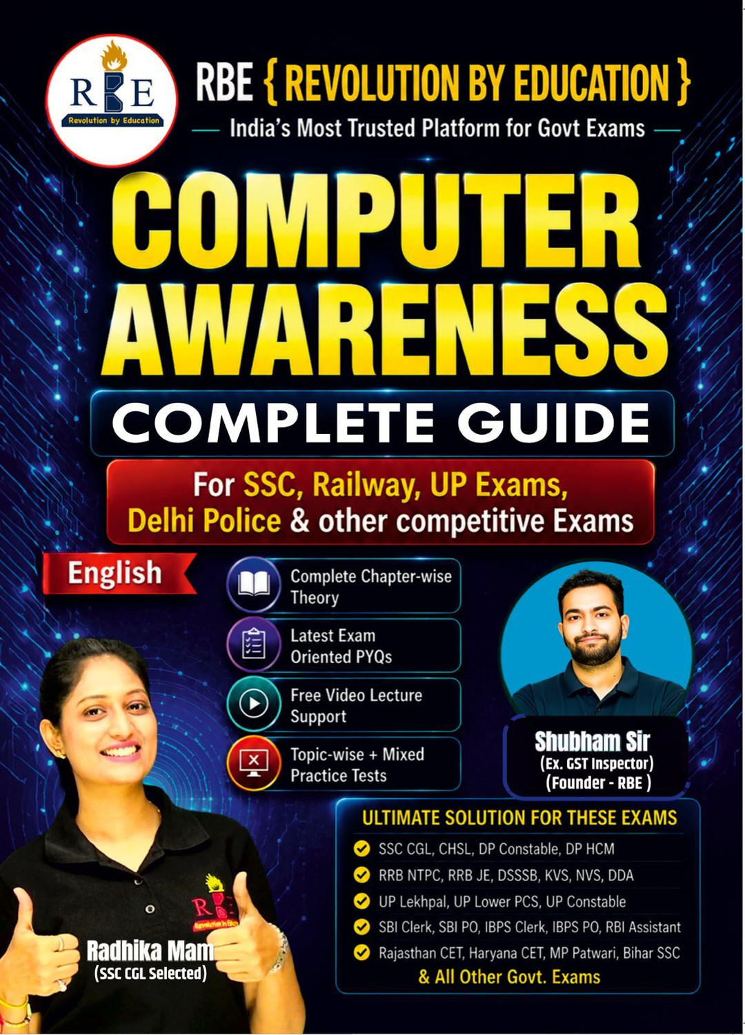 Image of Computer Awareness Ultimate Solution For Ssc Railway And Delhi Police Book By Radhika Mam (Rbe)