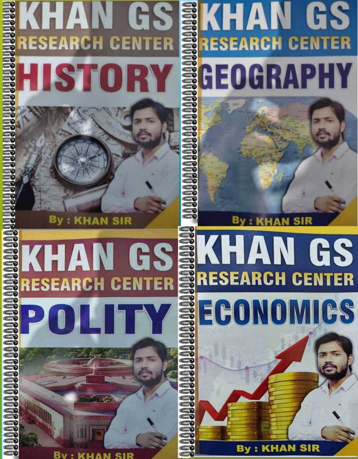 Khan Sir Spiral Class Notes History,economy,geography,polity (Pa
