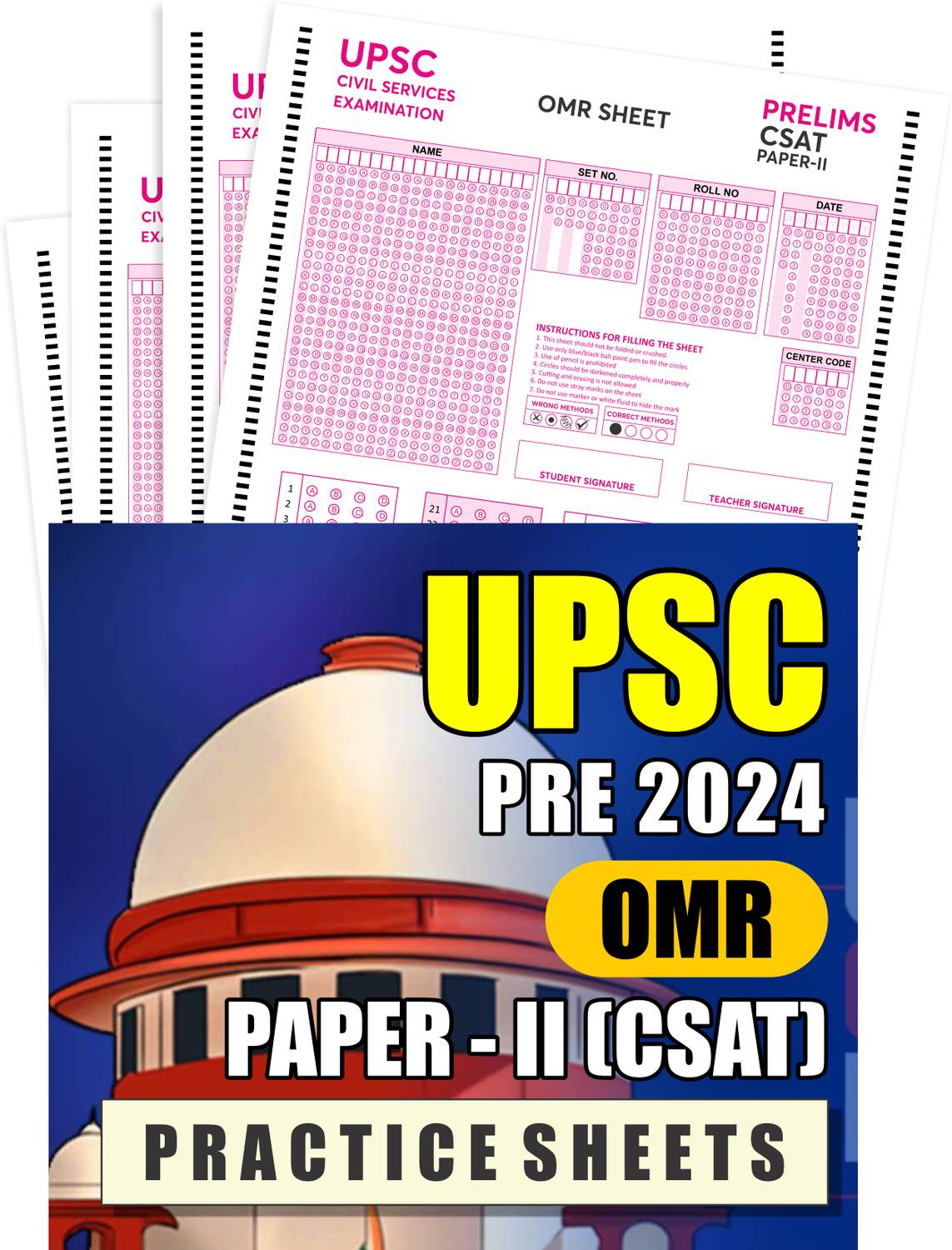OMR Sheets For Practice UPSC 2026 Prelims Paper - II Latest, 80