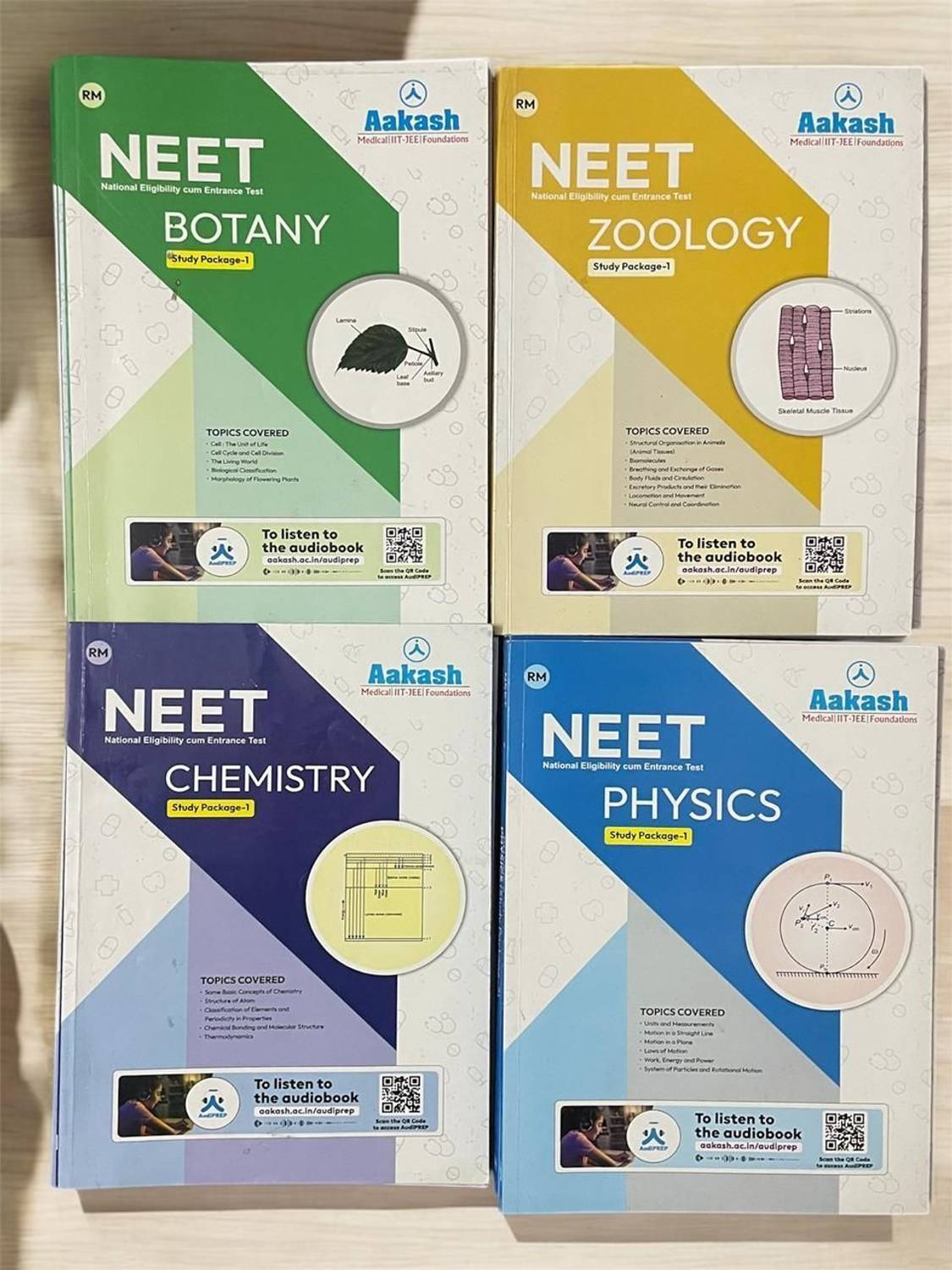 Aakash Dropper For NEET 2026 (17 Books) + Momentum Booster Class