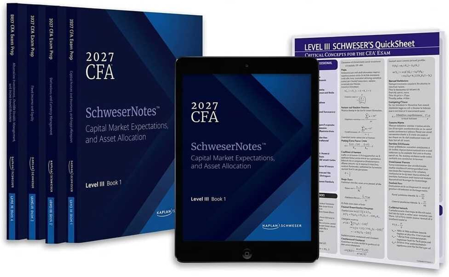 Image of CFA Level 3 2027 Schweser Study Notes | Complete 4 Book Set | Updated CFA Exam Preparation Material