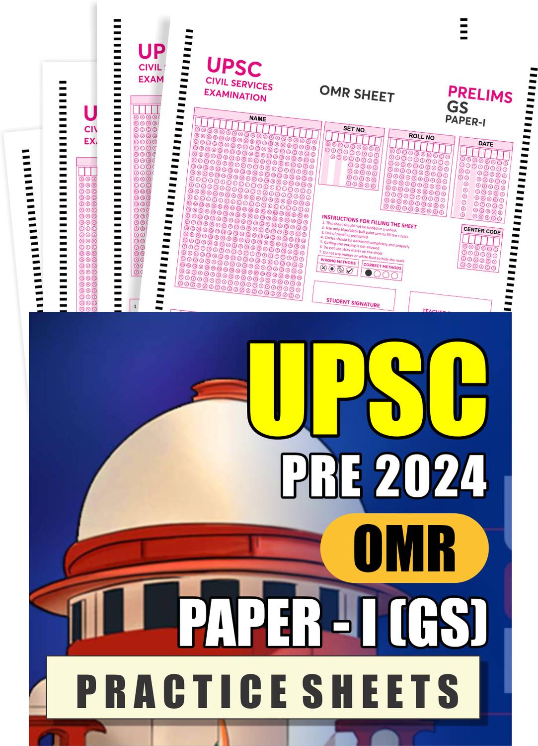 OMR Sheets For Practice UPSC Prelims Paper - I Latest, 100 MCQs