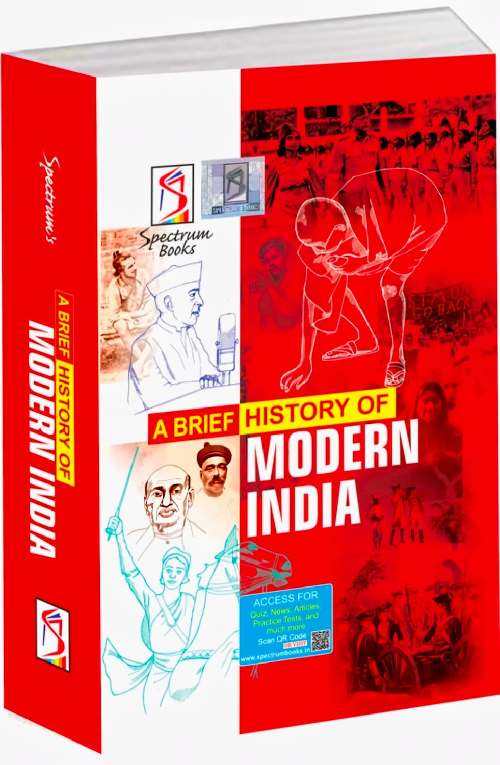 Image of Spectrum Modern History Book (Papper Binding, Ahir Rajiv)