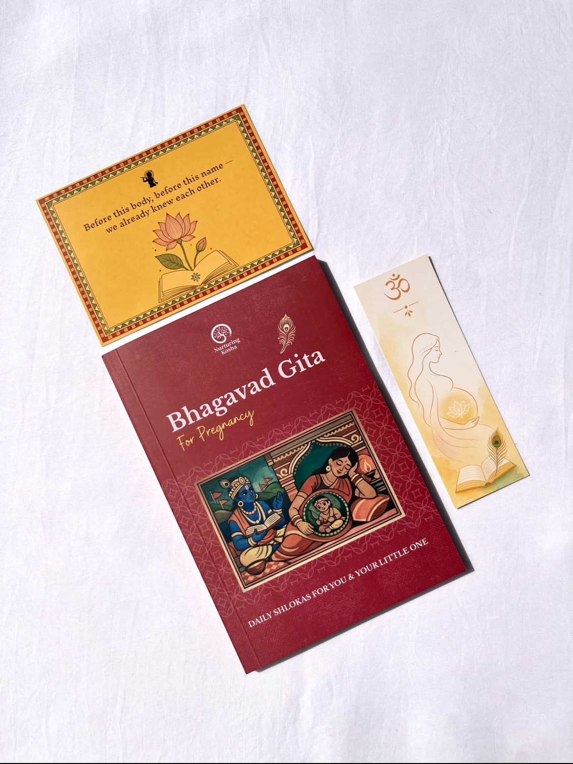 Image of Bhagavad Gita For Pregnancy | Includes 108 Verses (With Pregnancy Reflections) | 12 Themes With Activities | Pregnancy Gift