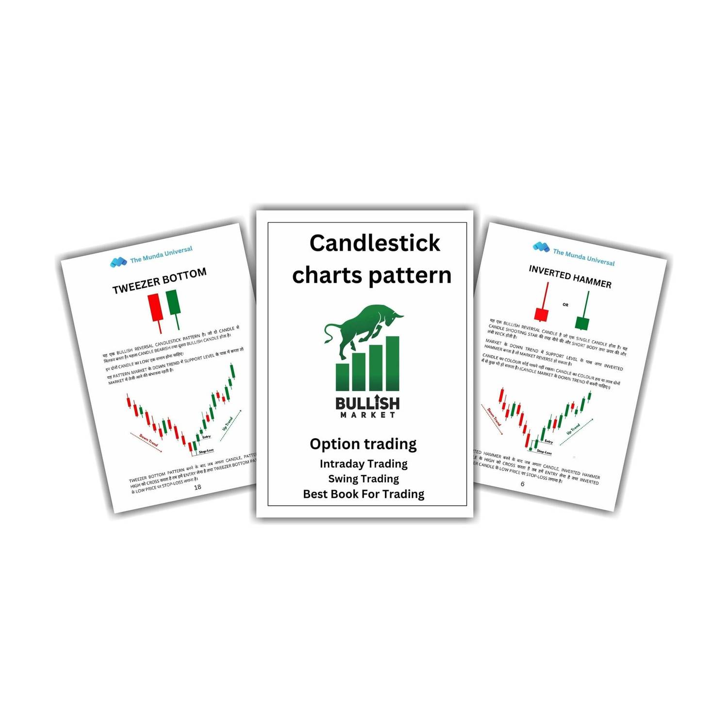 Candlestick Chart Pattern Book ,Stock Market Book, Candlesticks Pattern Chart Book