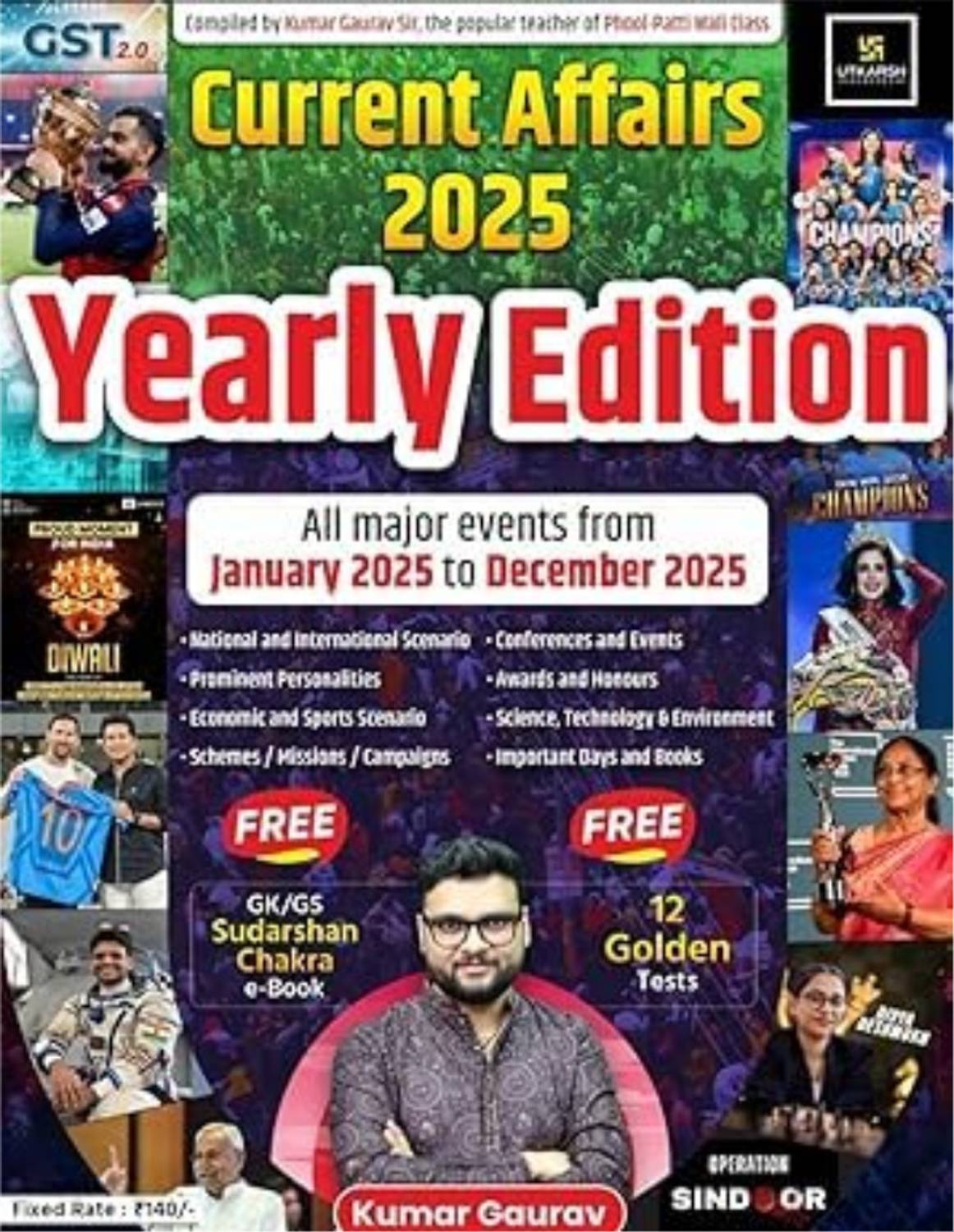 2026 UTKARSH CURRENT AFFAIRS YEARLY | English Edition | By Kumar Gaurav
