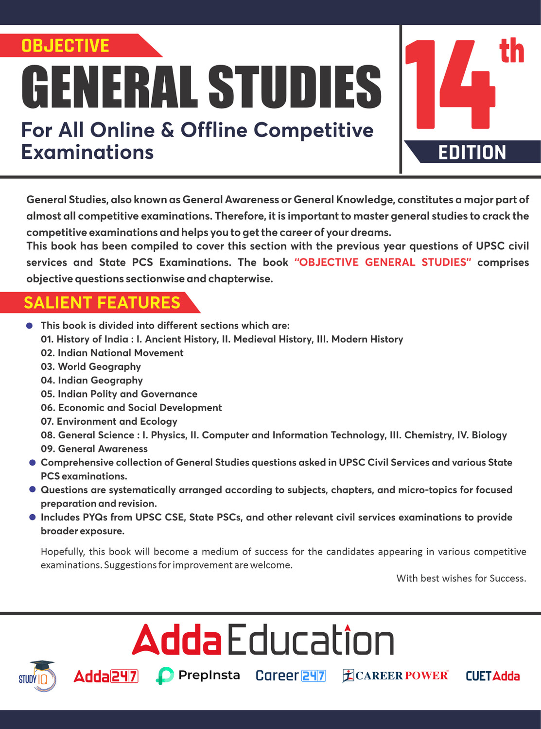 Image of Objective General Studies 21000+ MCQs For IAS,PCS,BPSC,JPSC,UPPCS,UKPCS,MPPCS,CGPCS,RAS,RTS,OPSC,WBPSC,UPSC & State PCS Exams