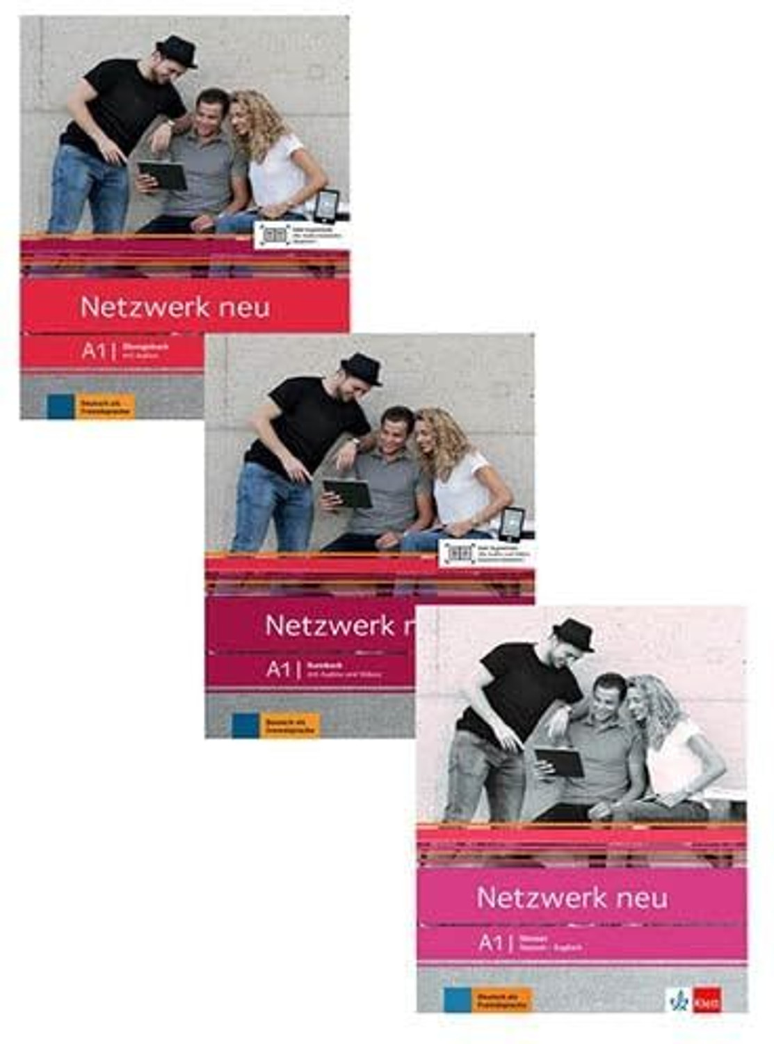 Image of Netzwerk Neu A1 Textbook + Workbook + Glossar Audios Available On Allango (Set Of 3 Books )