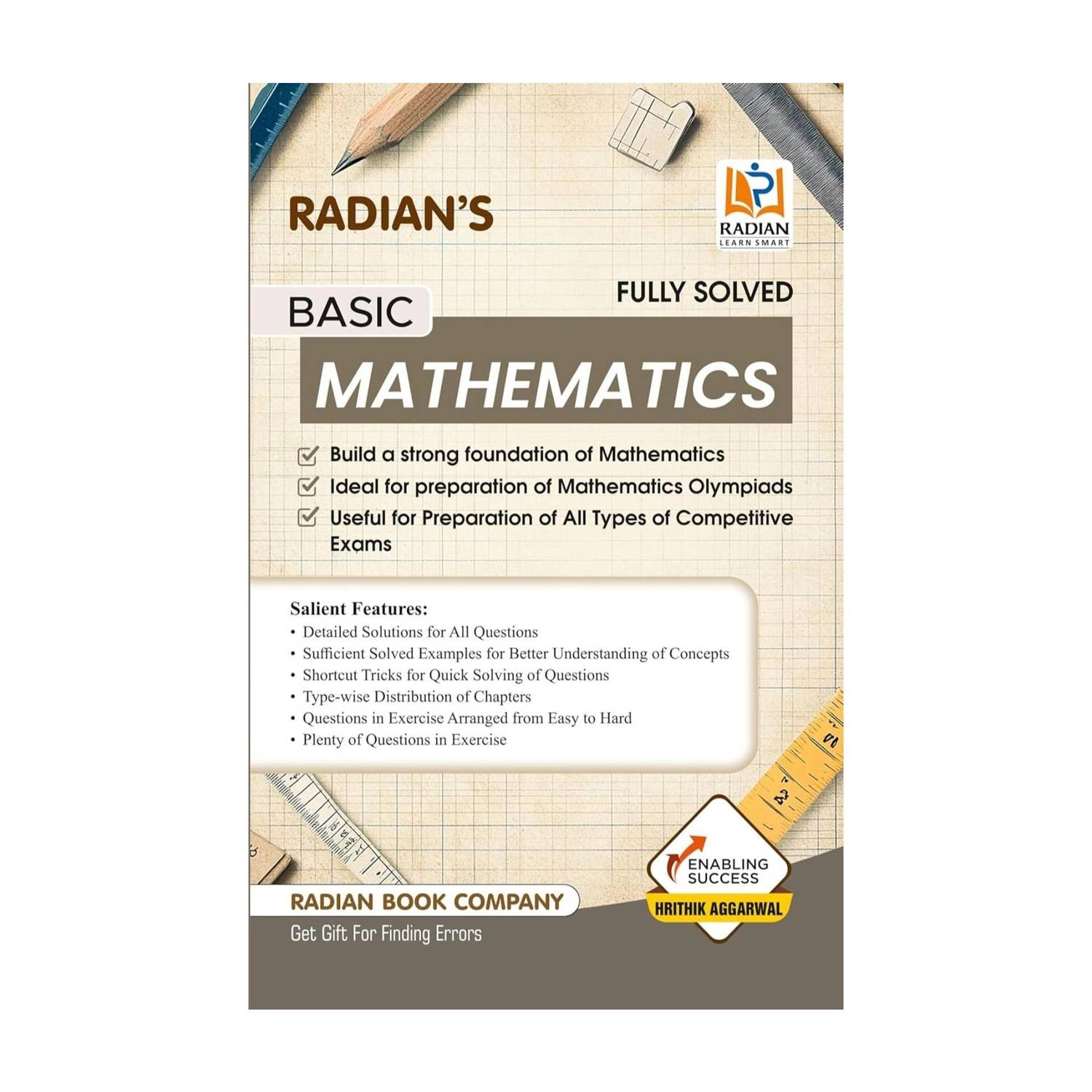 Basic Mathematics Guide Book For JNV, Sainik School (AISSEE), RMS, Class 5-8 And Other Entrance & Competitive Exams In English 2025 (Revised Edition)