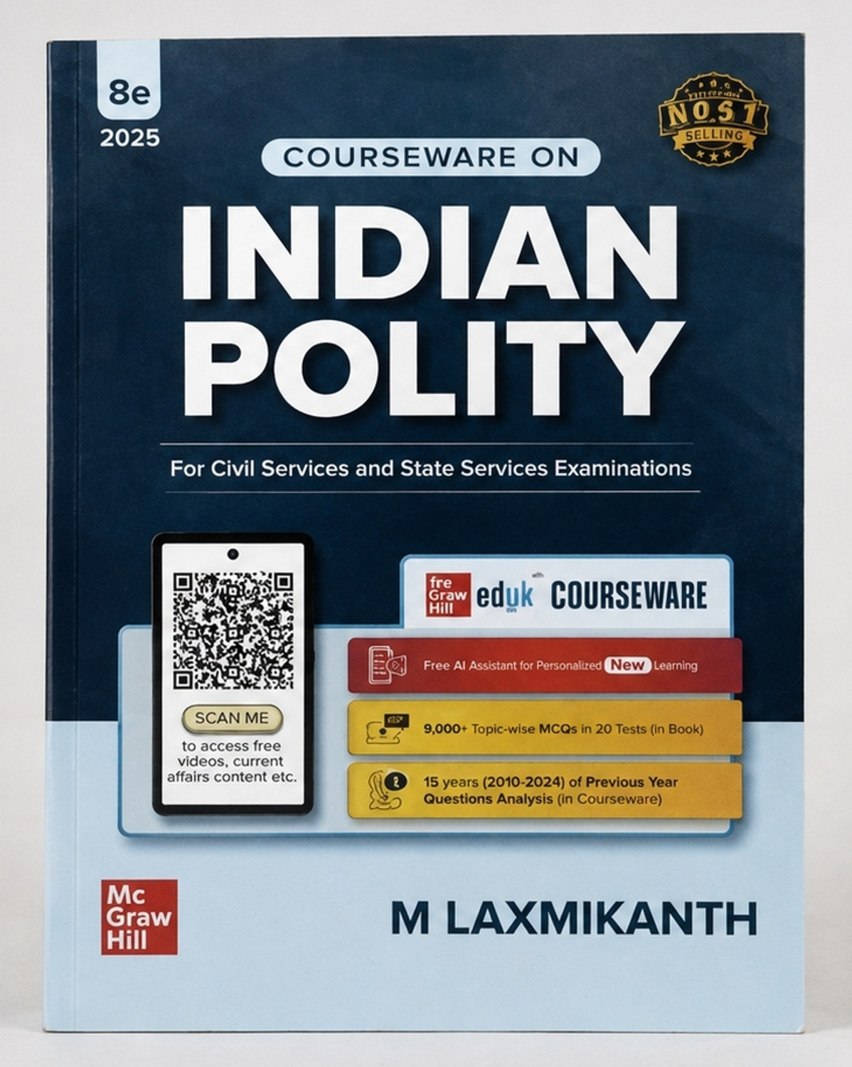 Image of Indian Polity M Laxmikant 8th Edition English Medium 2026