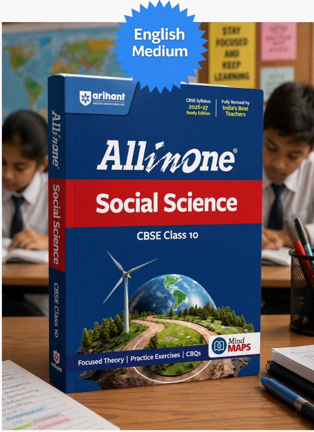 Image of All In One Social Science CBSE Class 10 Book 2026-27 | CBSE Syllabus | Theory, Practice Exercises & CBQs