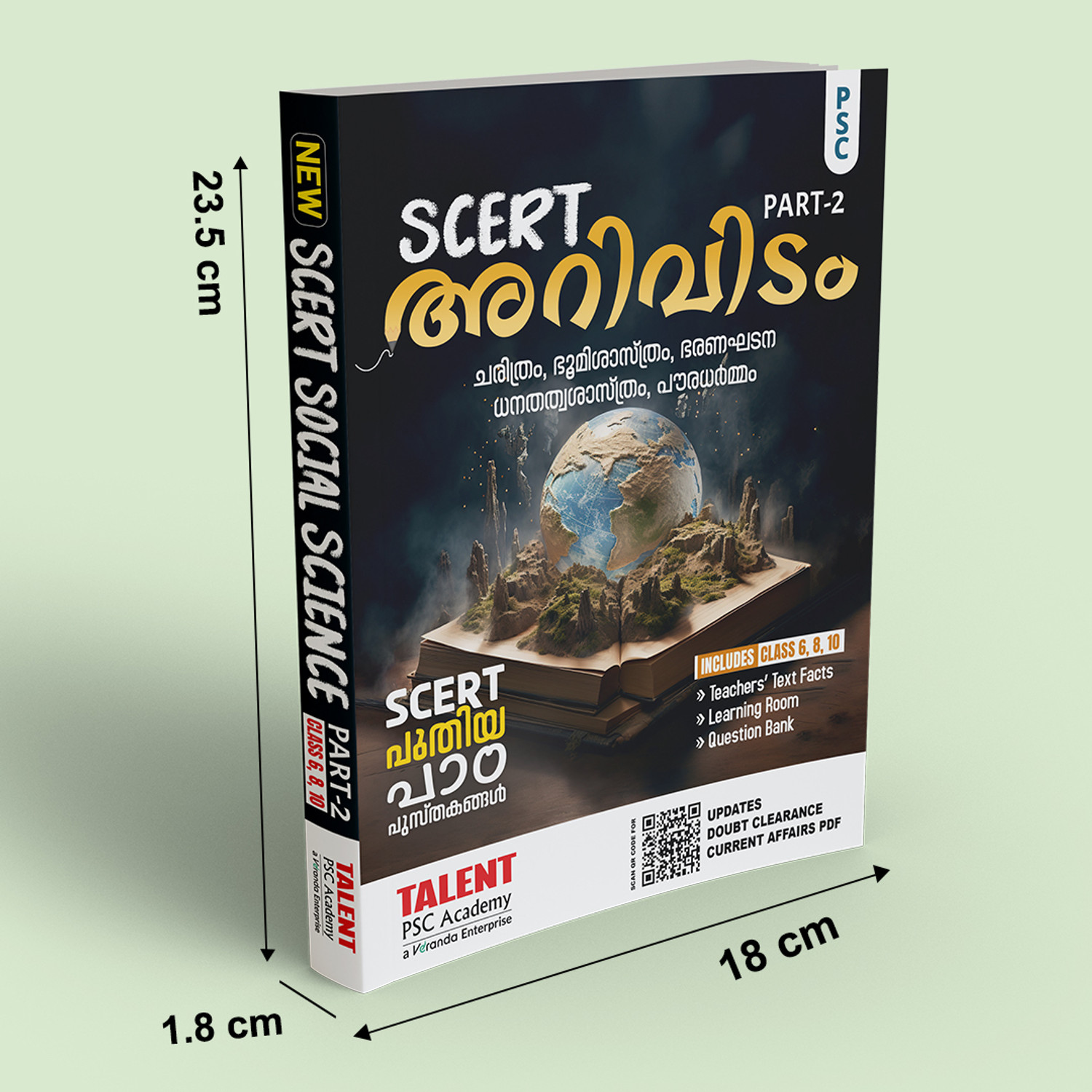 Image of Talent Academy SCERT Arividam Success Combo Pack Of 4 - Science And Social Science ( Part 1 & 2 ) | New Syllabus