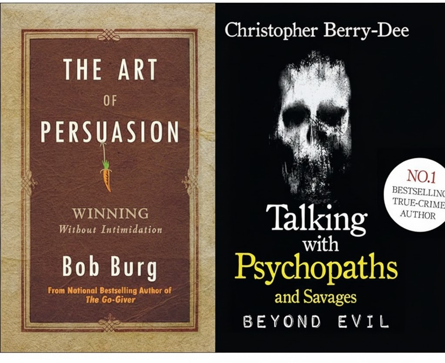 Image of Best Seller Book No1 Book The Art Of Persuasion Paperback+Talking With Psychopaths And Savages: Beyond Evil