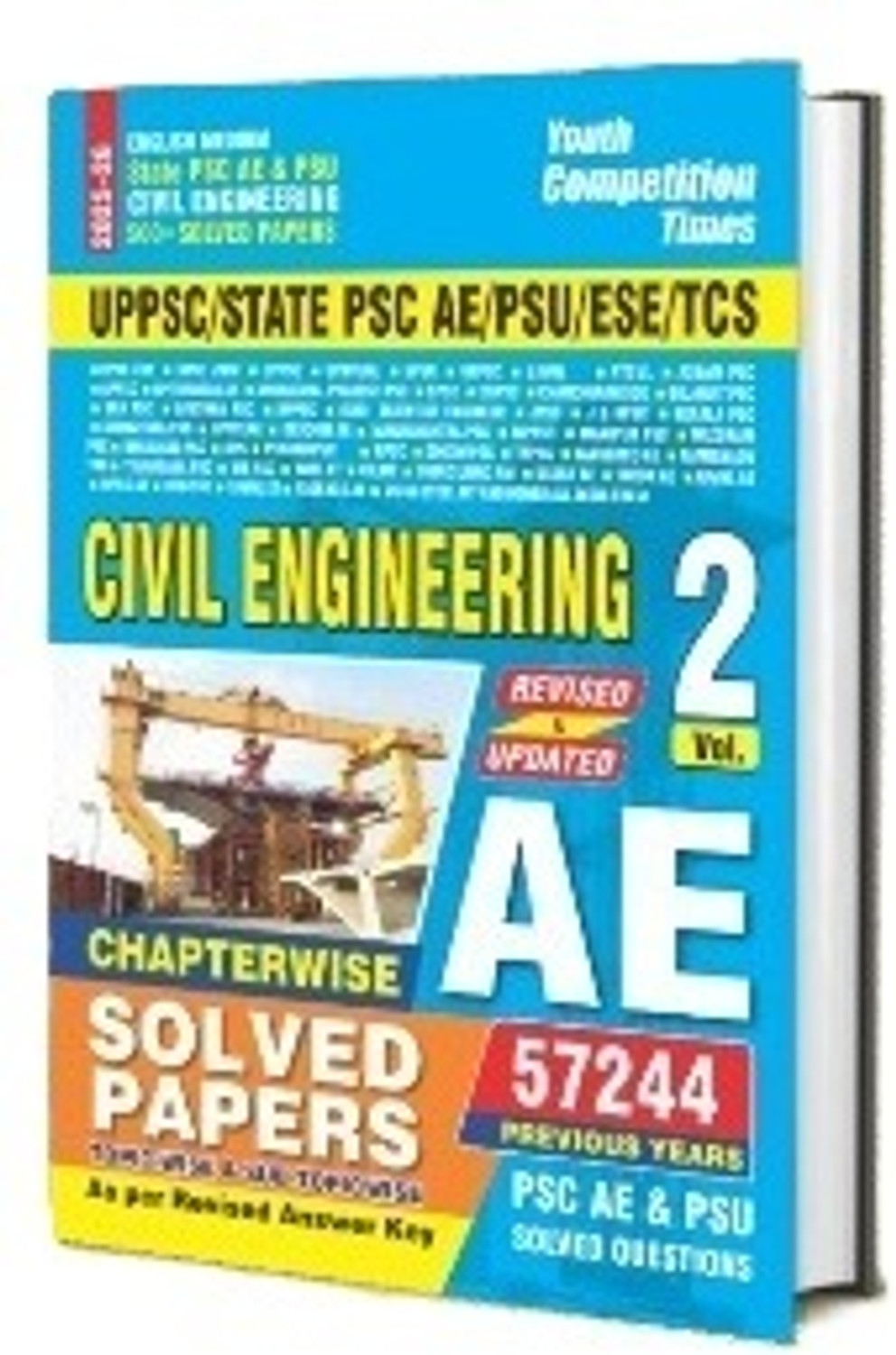 Image of Uppsc /state Psc Ae /psu /ese /tcs Civil Engineering Solved Papers Volume I-Iii (English Medium) Combo Pack (Set Of 3 Books) 2025-26