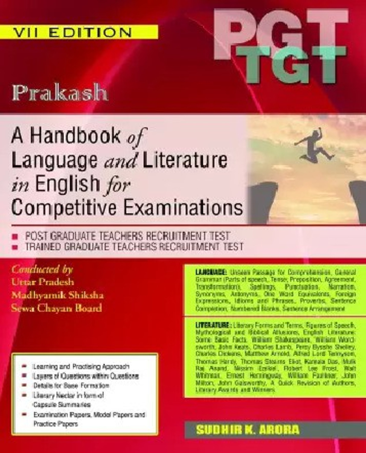 Image of A Handbook Of Language And Literature In English For Competitive Examinations Pgt , Tgt ( English , Paperback)