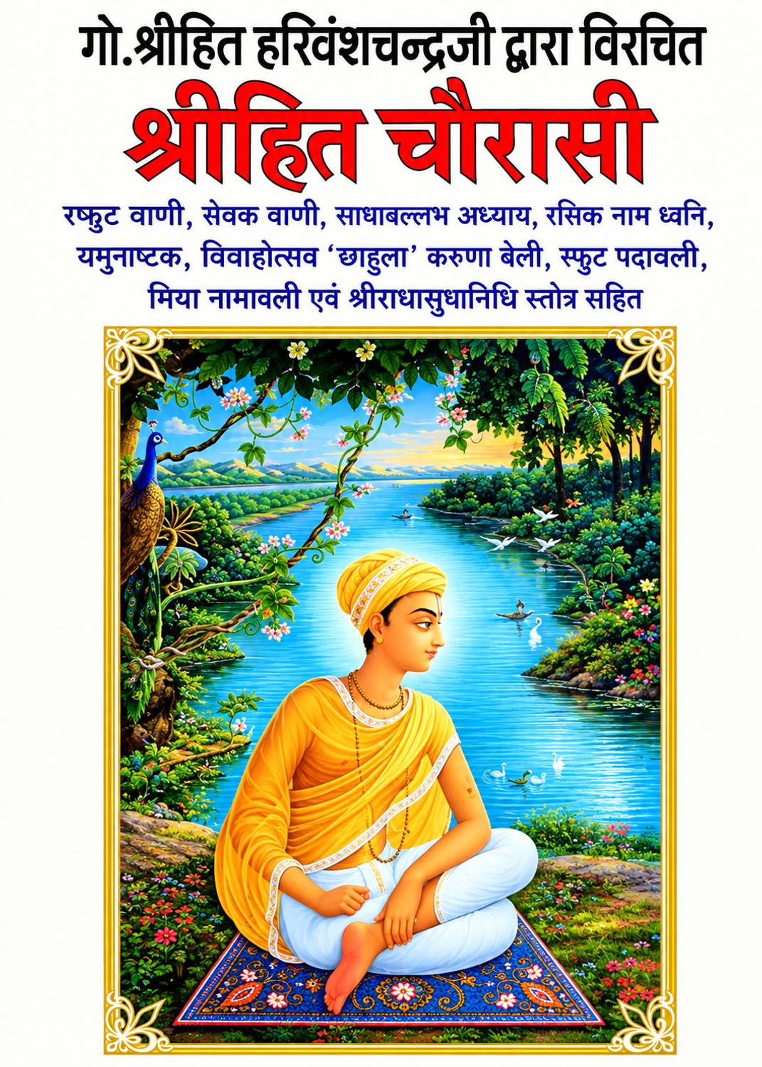 Shrihita Chaurasi by Goswami Shrihit Harivansh Chandra Ji - Image 1