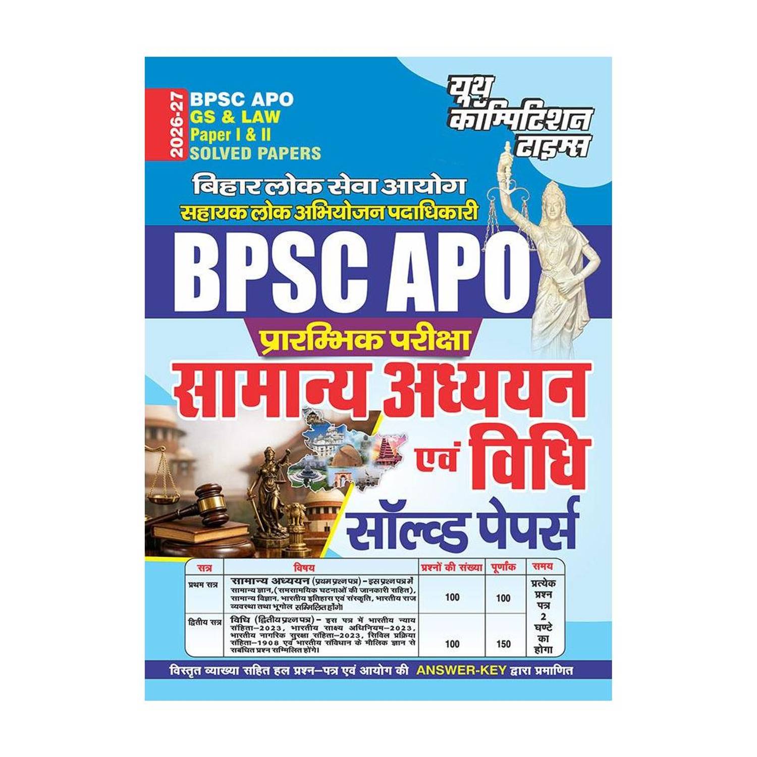 2026-27 BPSC APO Papers I & II General Studies And Law Solved Papers 176 295