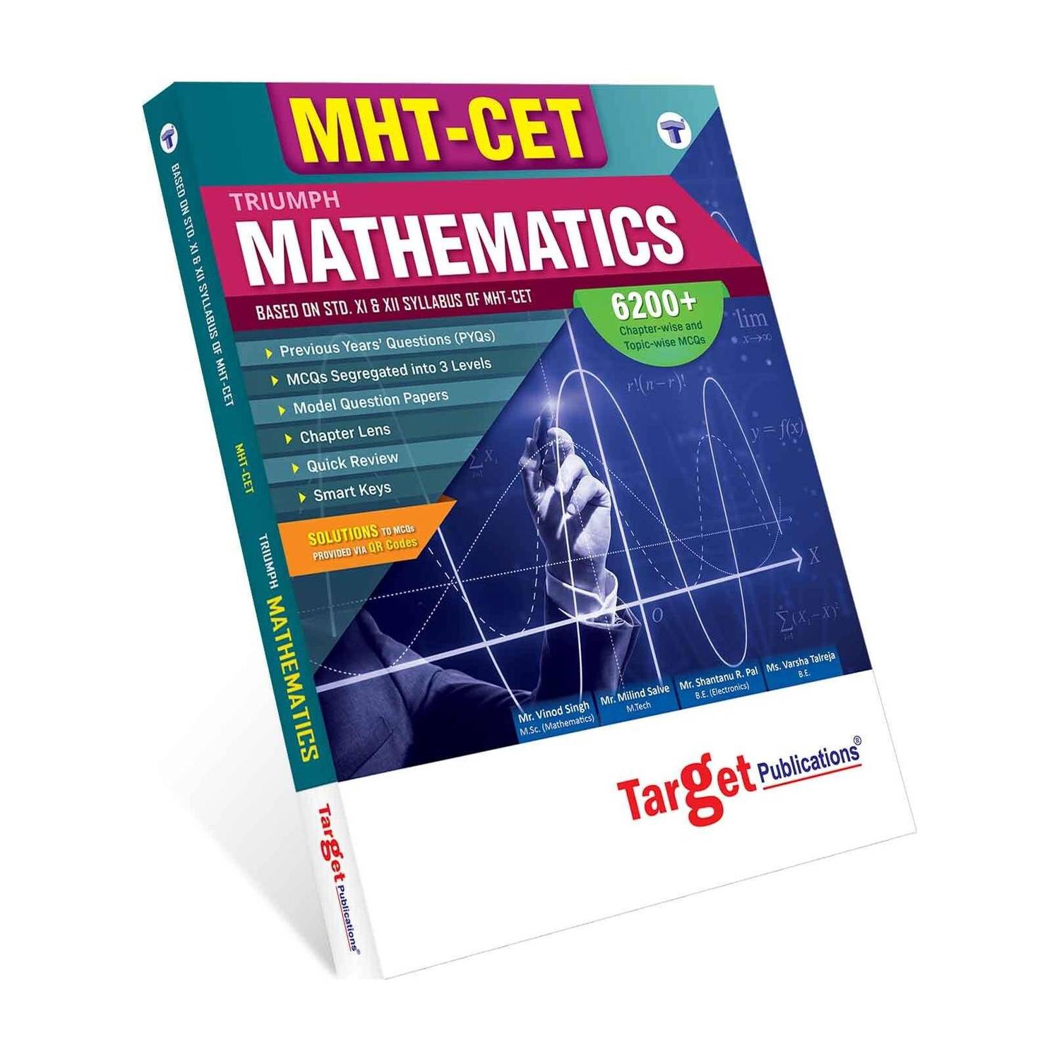 MHT-CET Triumph Maths For 2027 Exam | Chapter Lens, 6200+ MCQs Chapterwise & Topicwise , PYQs, Model Question Papers | Based On 11th & 12th Maharashtra Board Syllabus