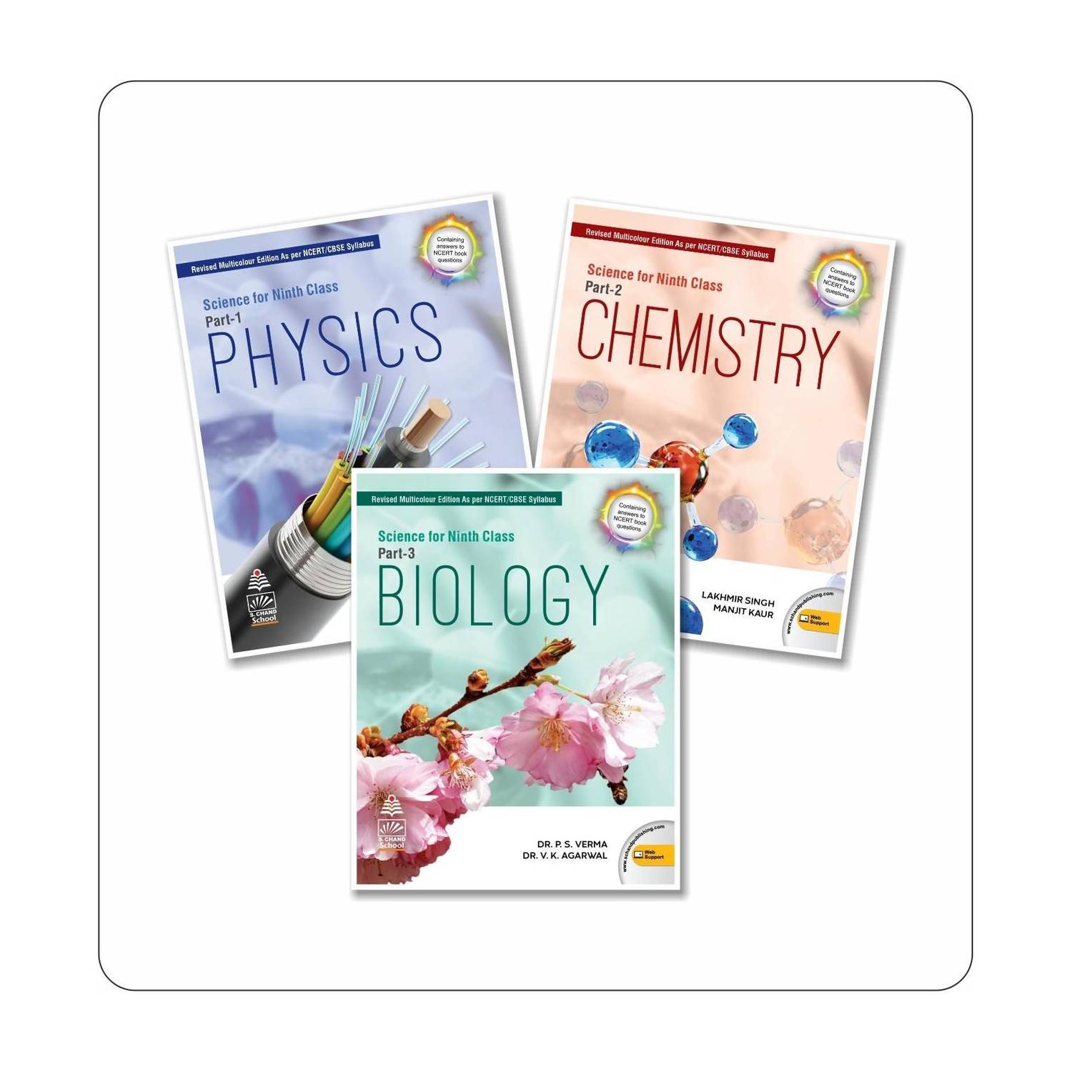 Combo Pack: Science (Biology, Physics, Chemistry) For Class 9 (2020-2021 Examination) With Free Virtual Reality Gear