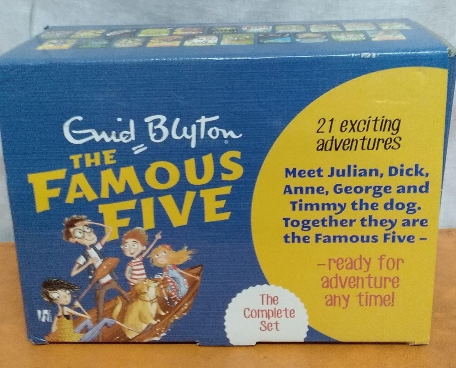 Image of FAMOUS FIVE COMPLETE BOX SET OF 21 TITLES: 21 Exciting Adventures! (Set Of 21 Books)