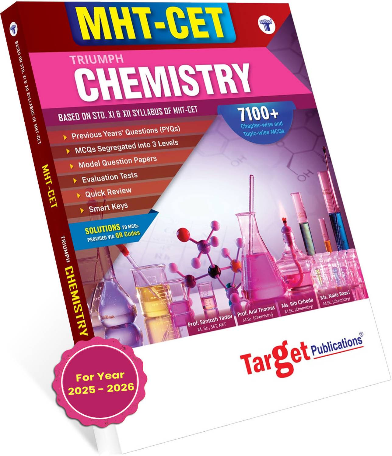 MHT-CET Triumph Chemistry Book For Engineering & Pharmacy Entran