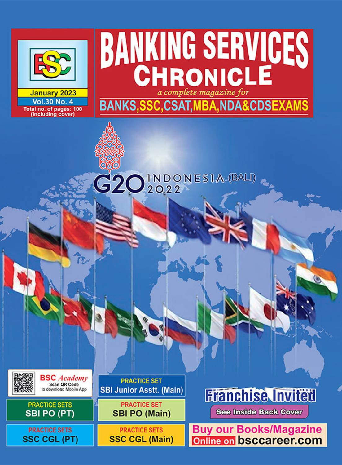 BSC Monthly Magazine For BANKS,SSC,CSAT,MBA,NDA&CDS EXAMS- January'23
