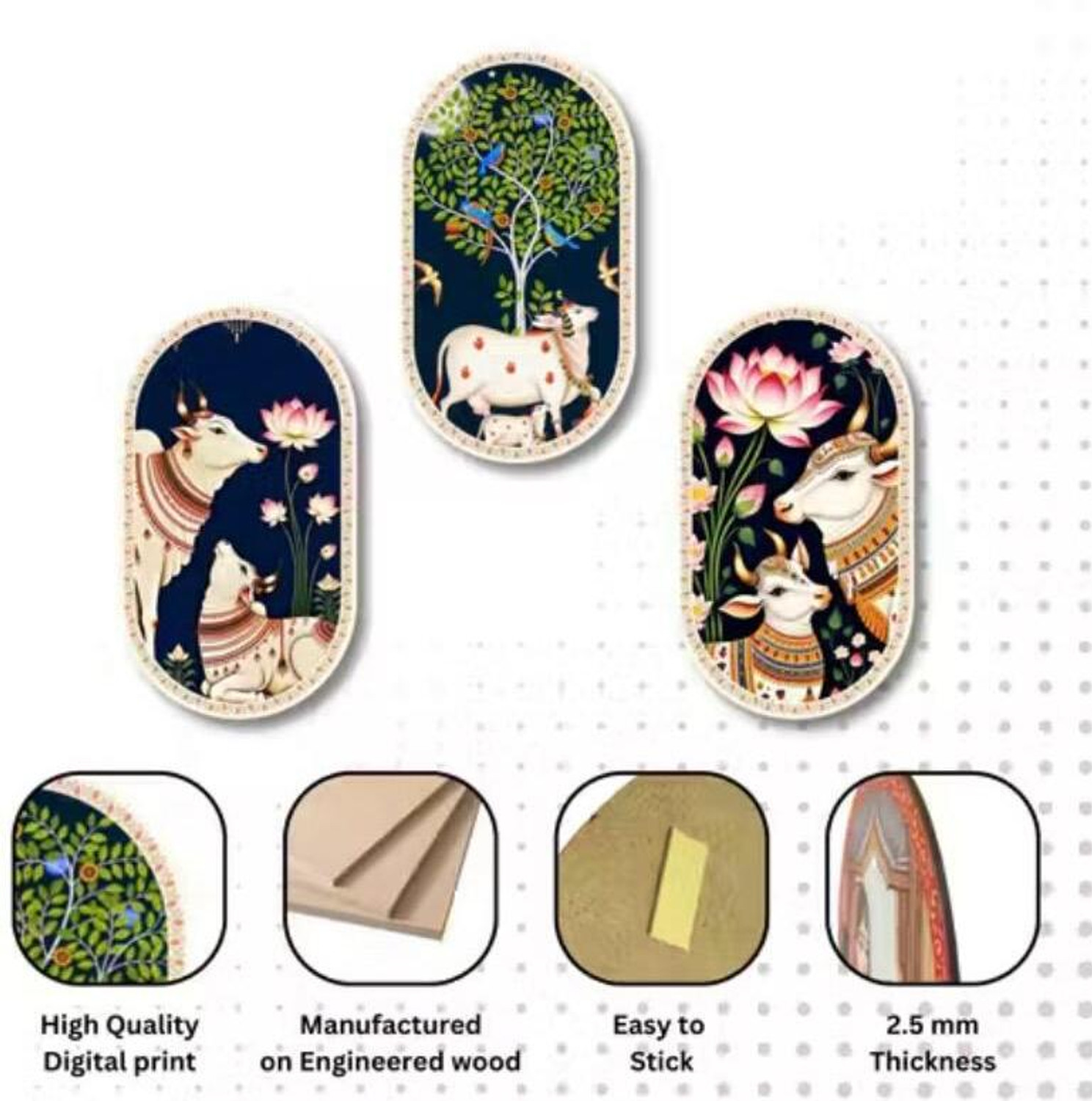 Image of Mahi Craft Premium Wall Decor Pack of 3