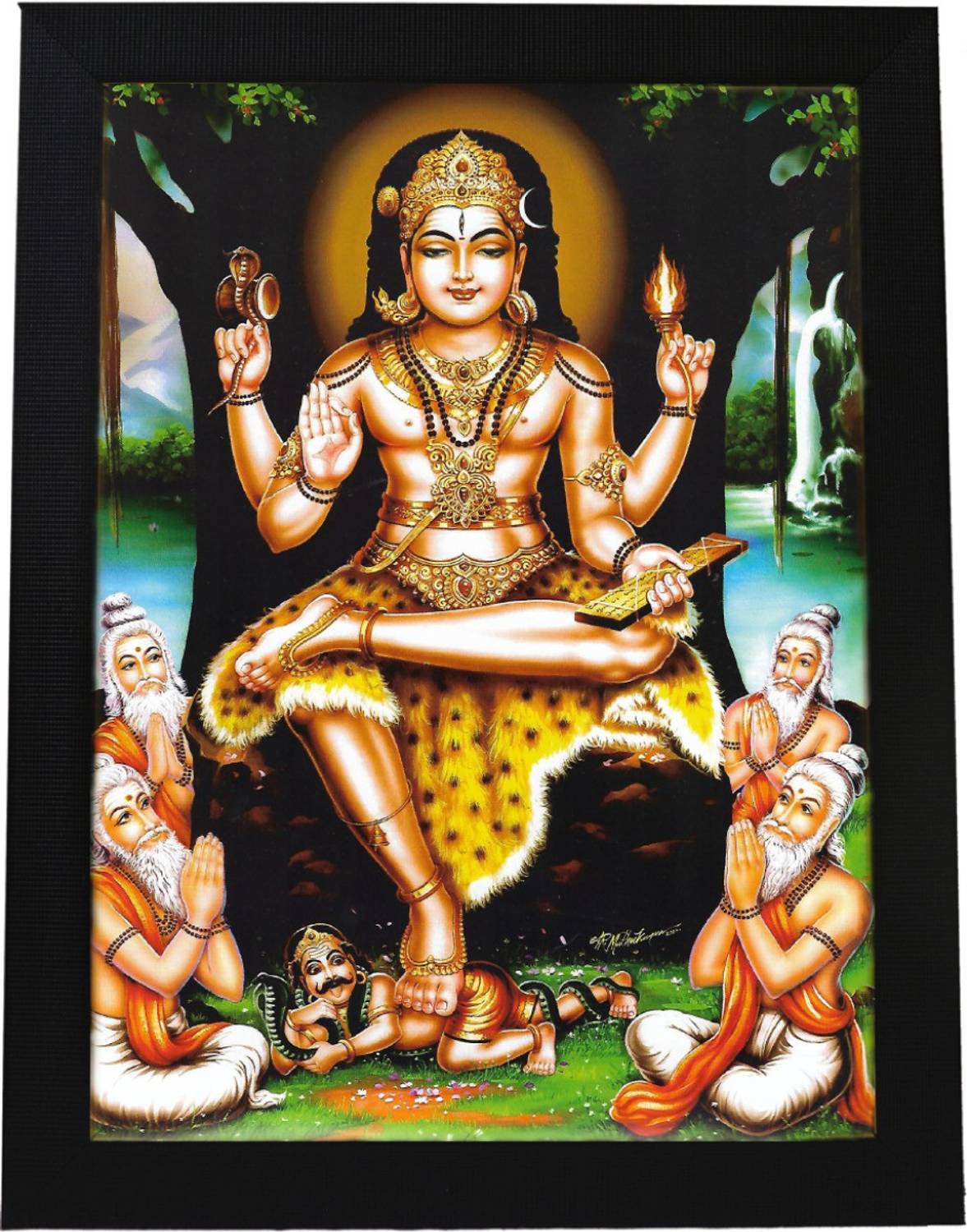 101Temples Sri Dakshinamurthy Religious Frame
