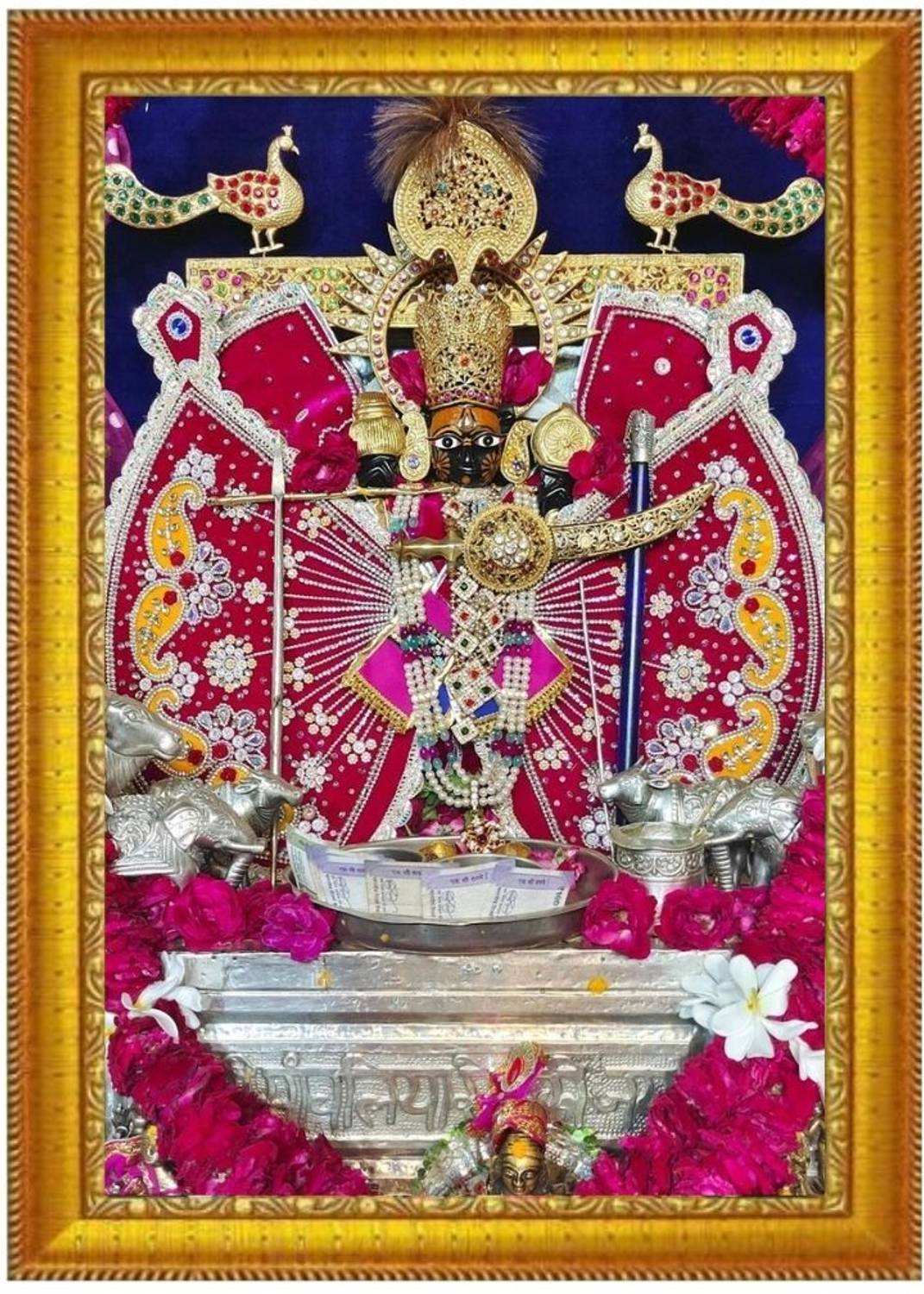 Bhagyalaxmi Creations Sawariya Seth Ji Photo Frame | Divine Wall Decor for Home & Mandir Religious Frame