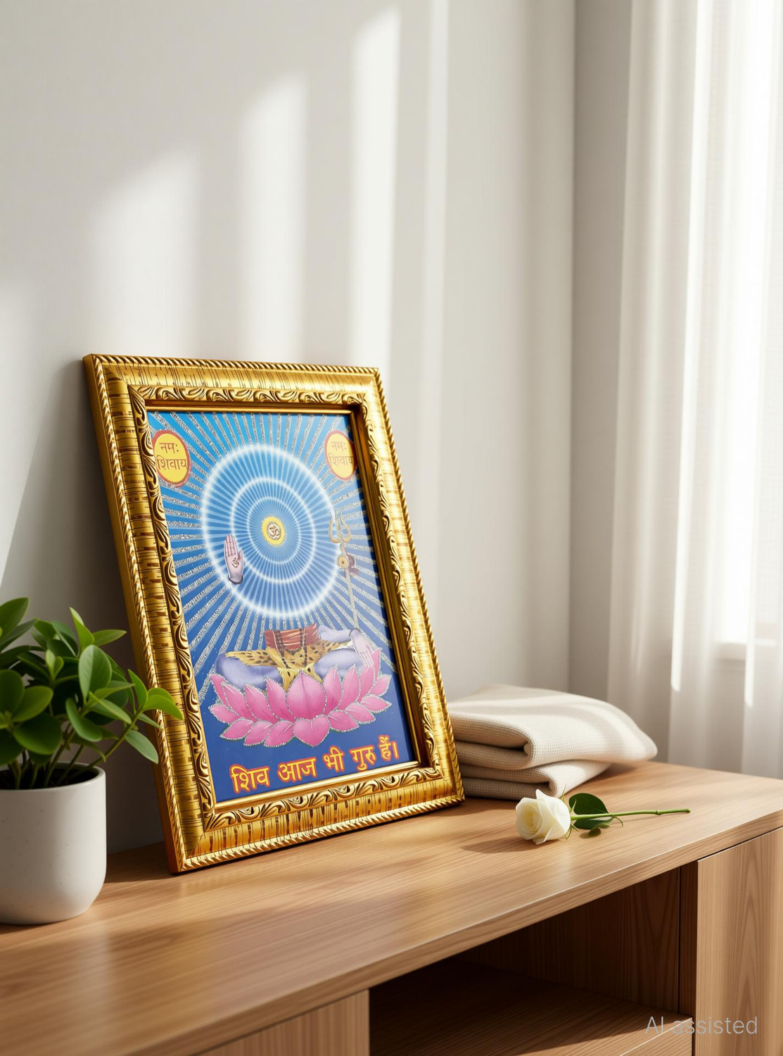 Image of VG CREATION Shiv Guru Religious Frame