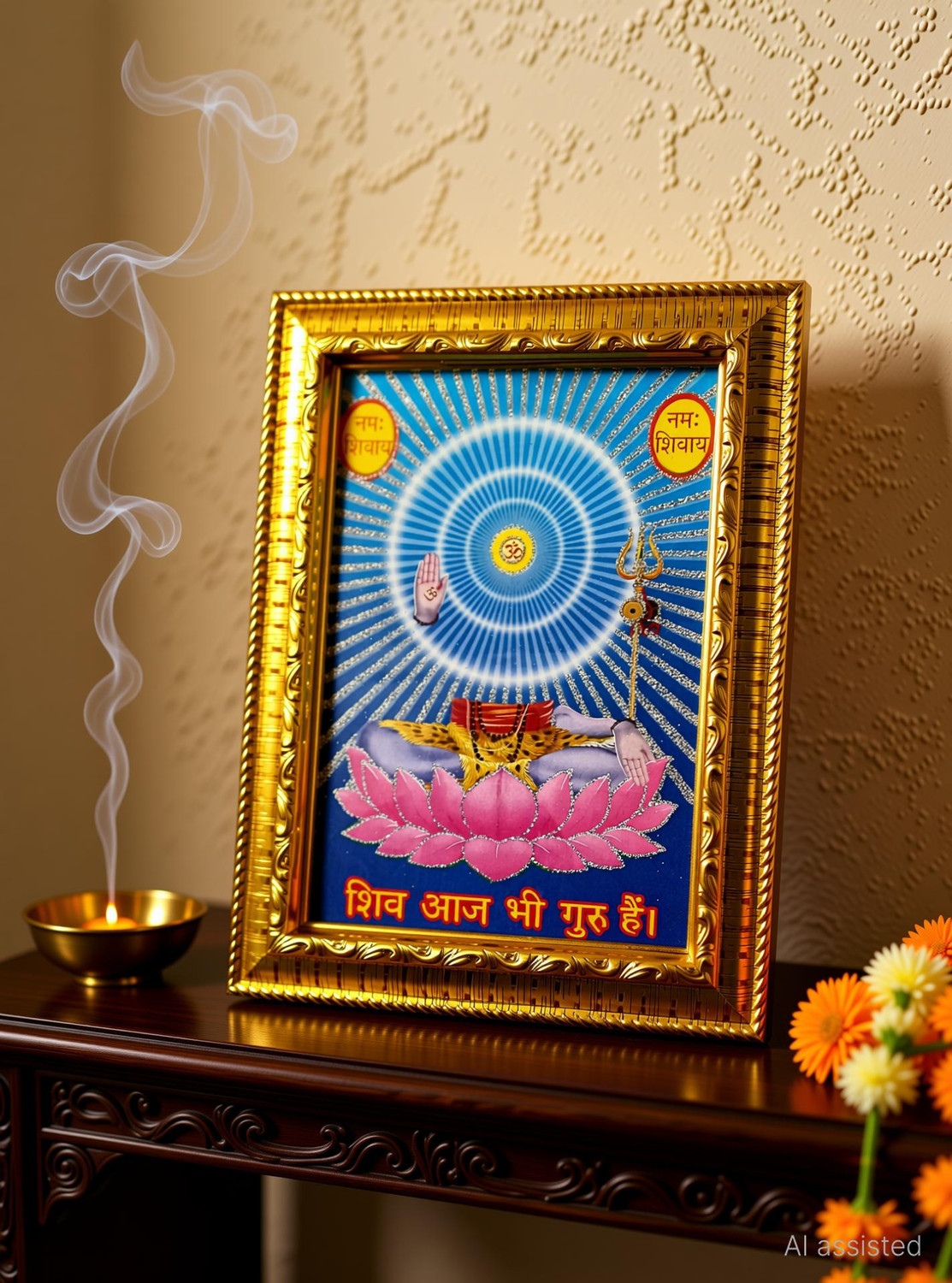Image of VG CREATION Shiv Guru Religious Frame