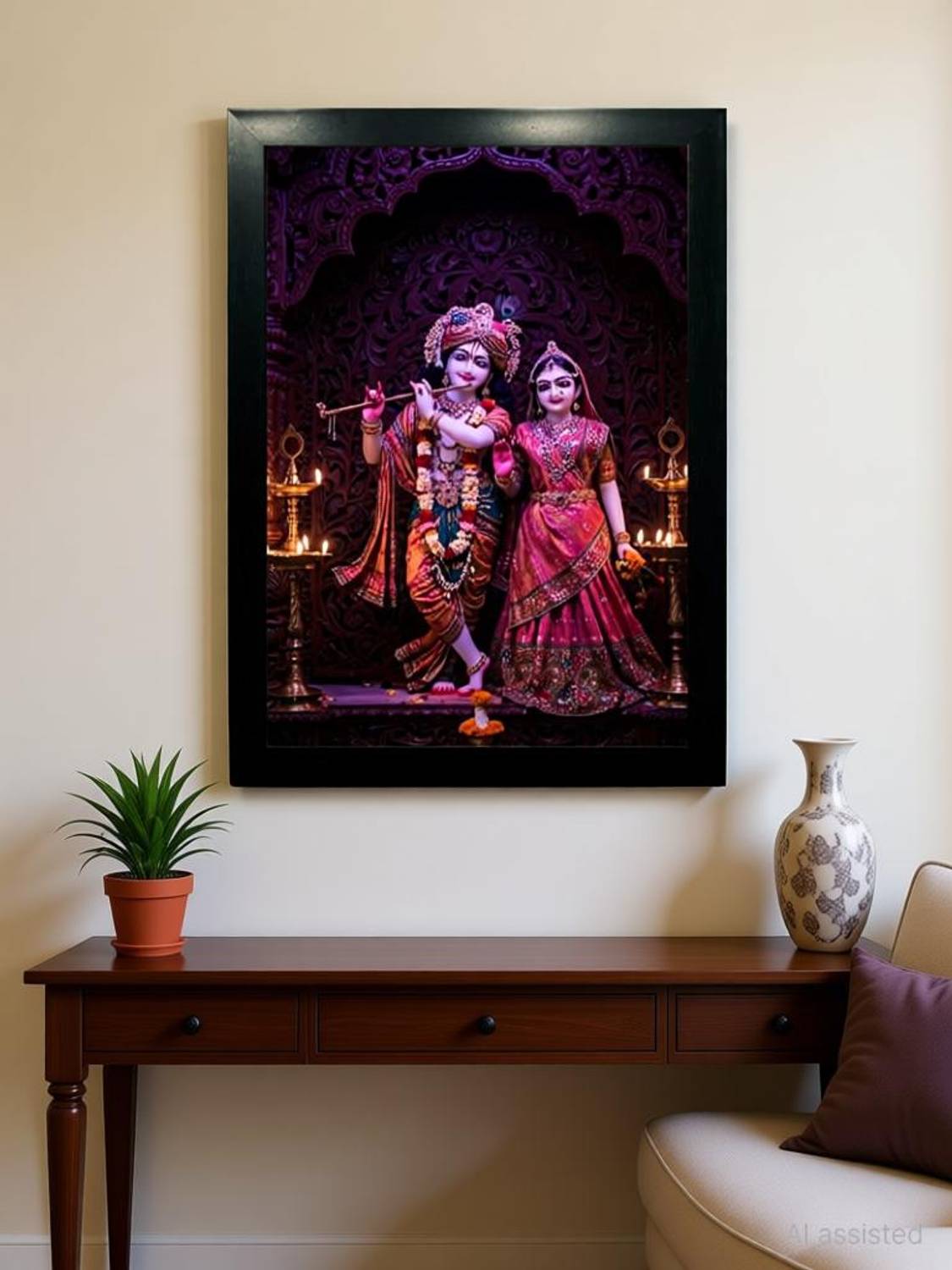 Aashit Radha Krishna ji Religious Frame