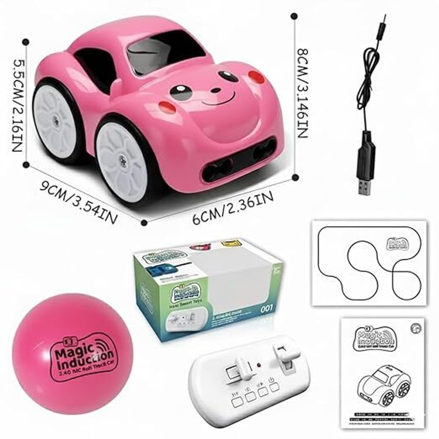 Image of kidsmuch Magic Induction RC Intelligent Sensor Car