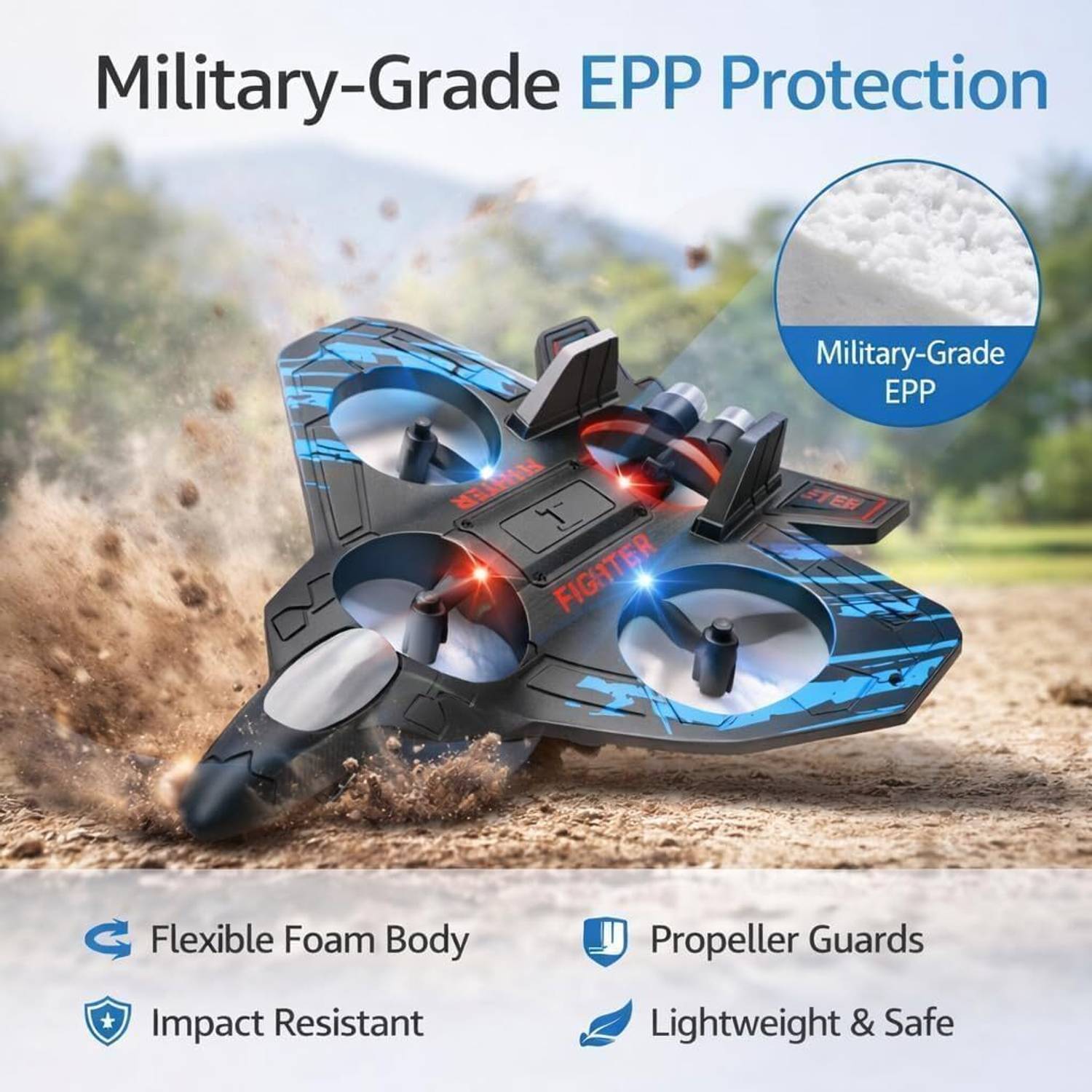TECHEL Fighter Jet RC Plane X3 - Image 3