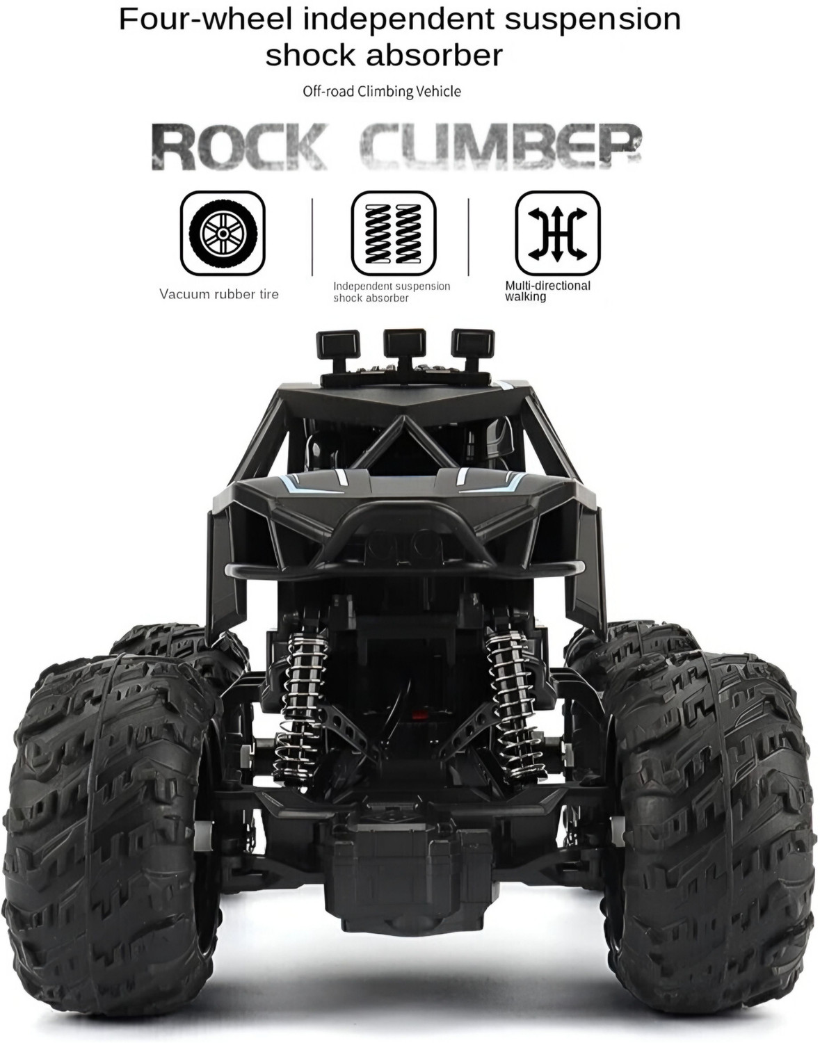 Image of joymax RC Rock Crawler Car for Kids - 4WD Remote Control Off-Road Rock Car (Big Wheels)